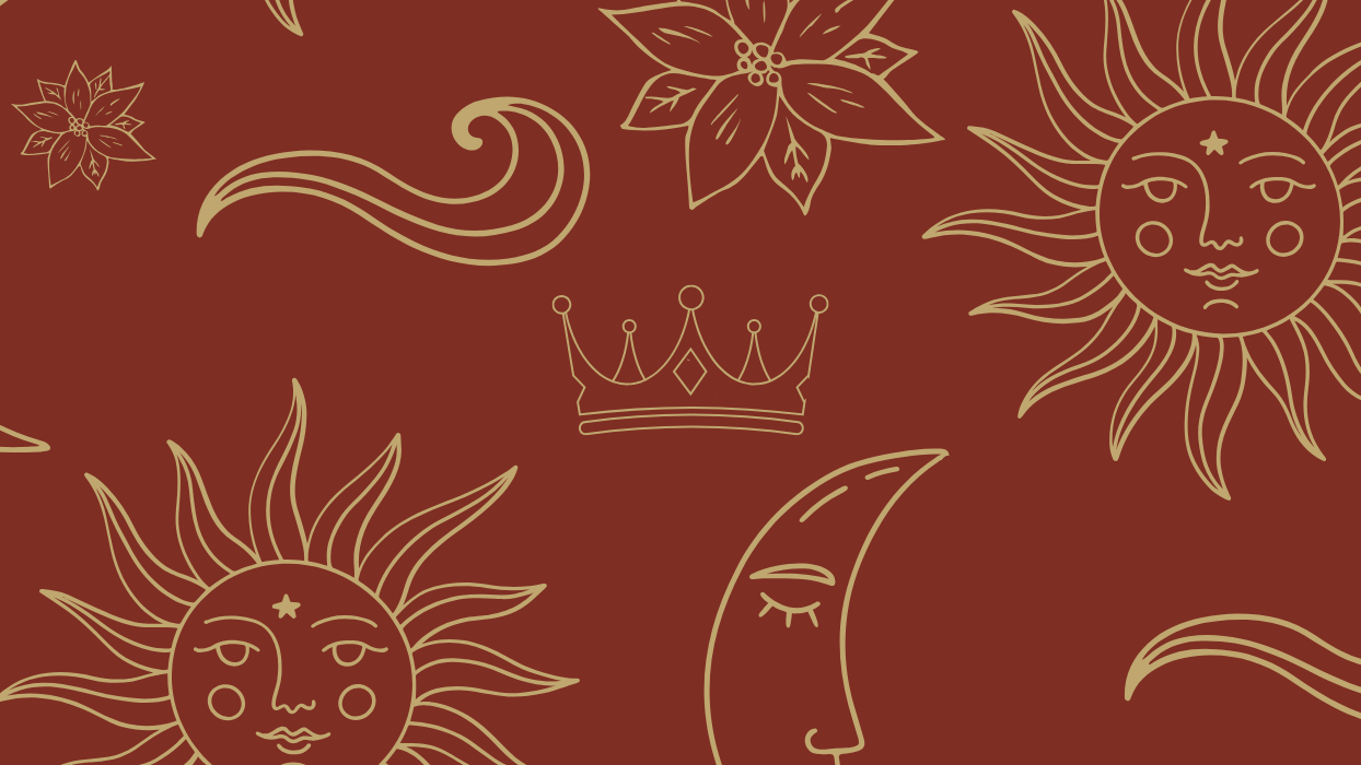 Grafisches Banner für die Weihnachtsseite im Trianon Palace