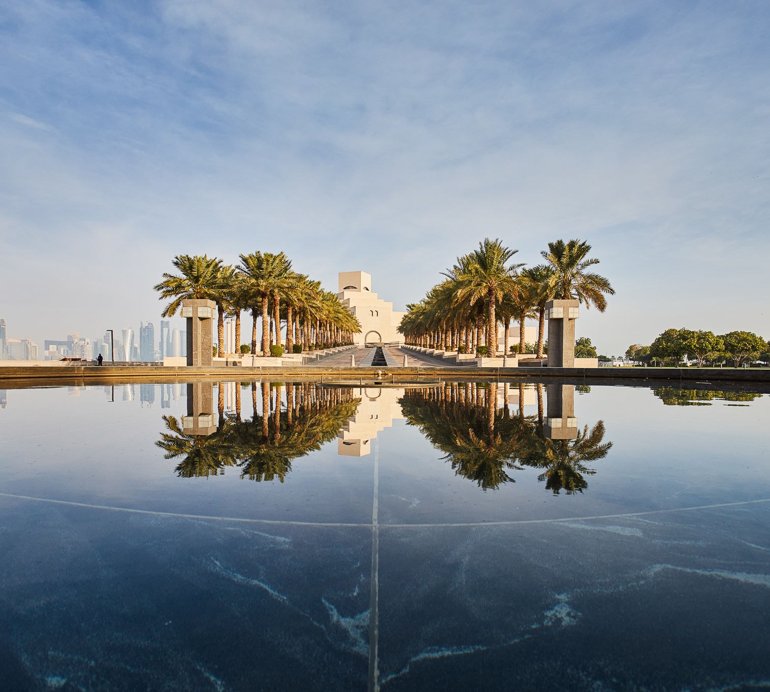 The exterior of the Qatar Tourism Museum of Islamic Art.