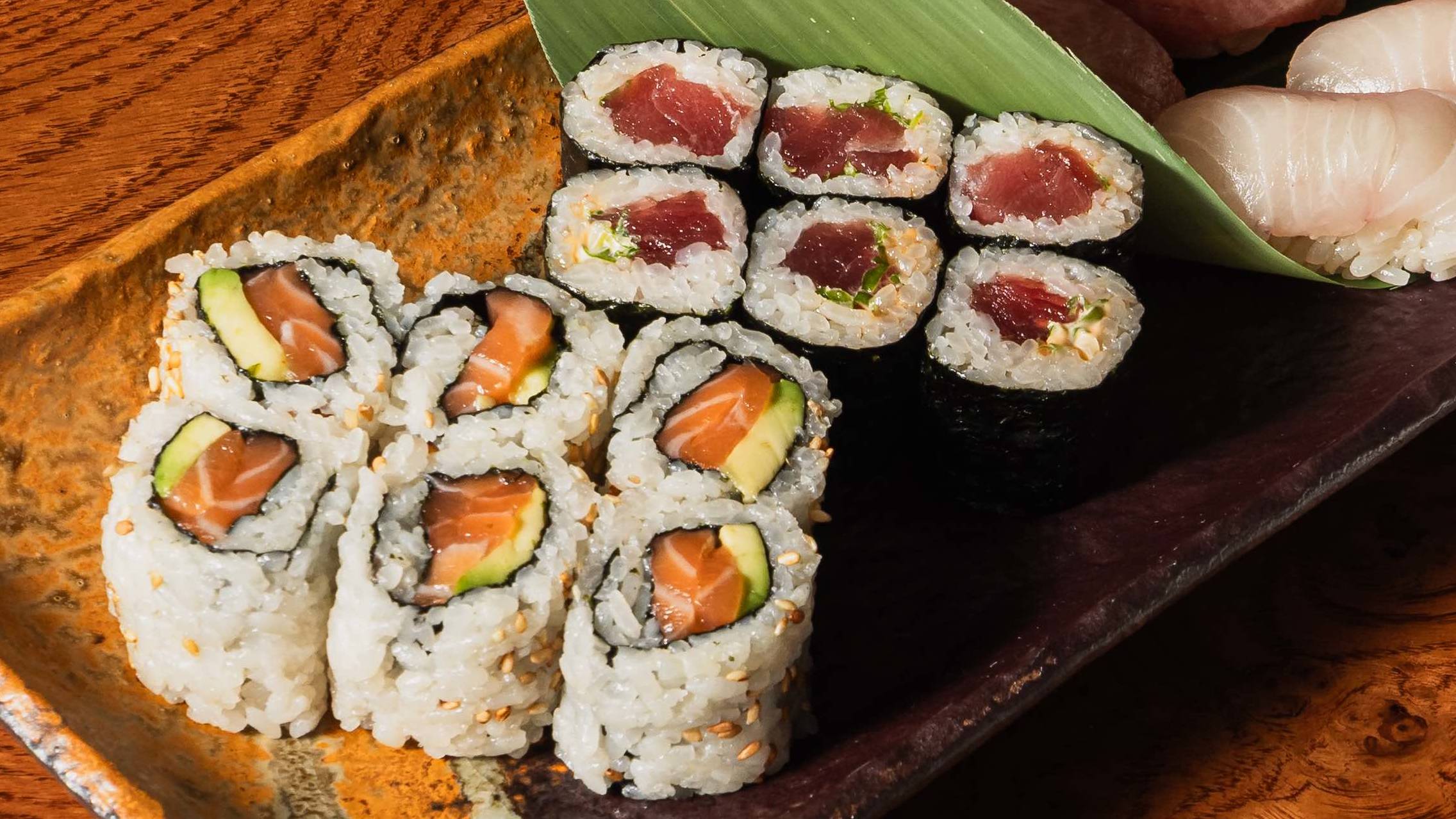 Exhibición de sushi Nobu