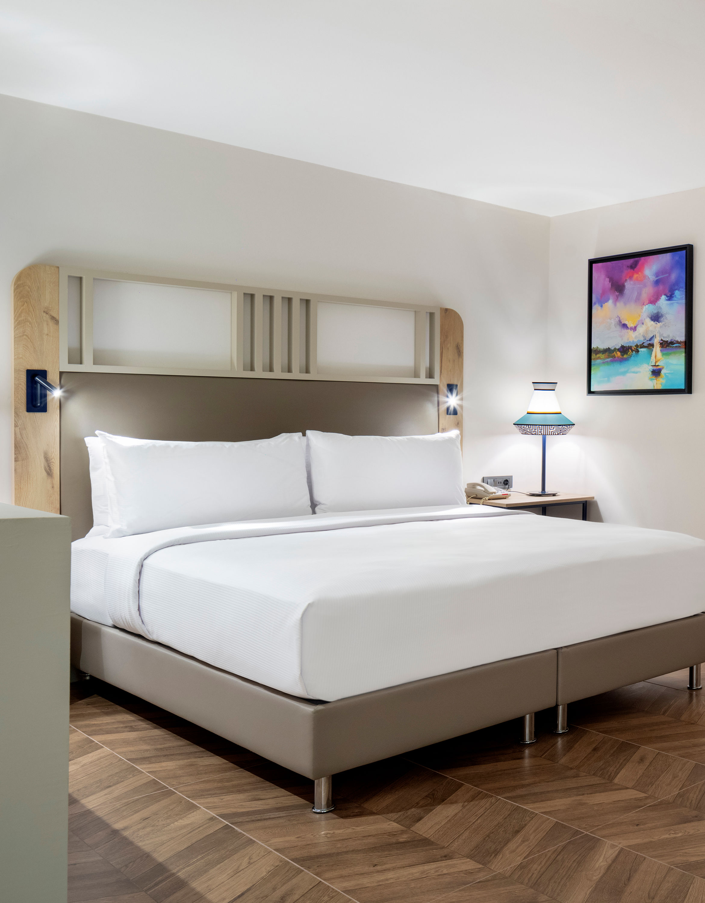 King Dublex Room View of Bed