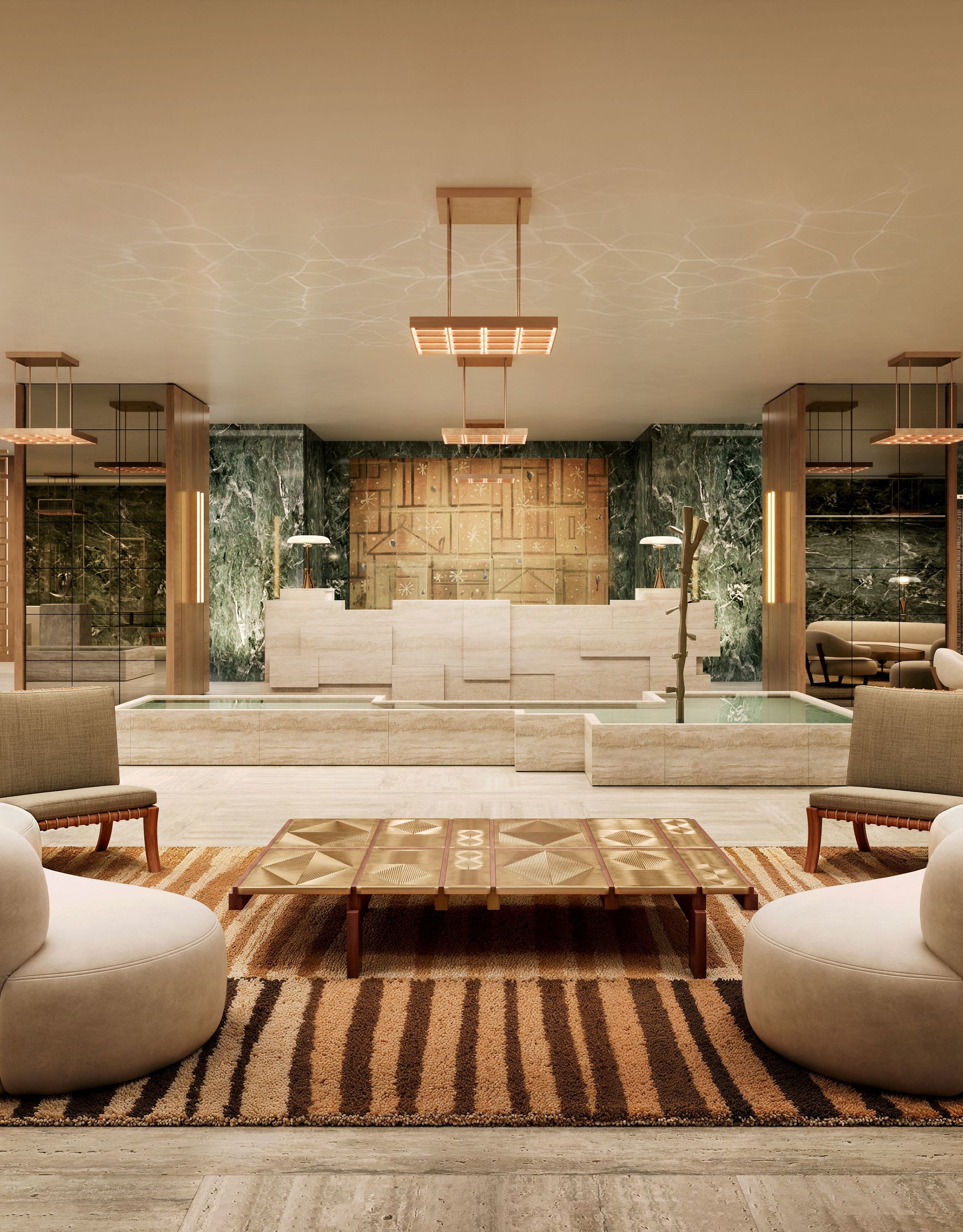 Área de estar do lobby