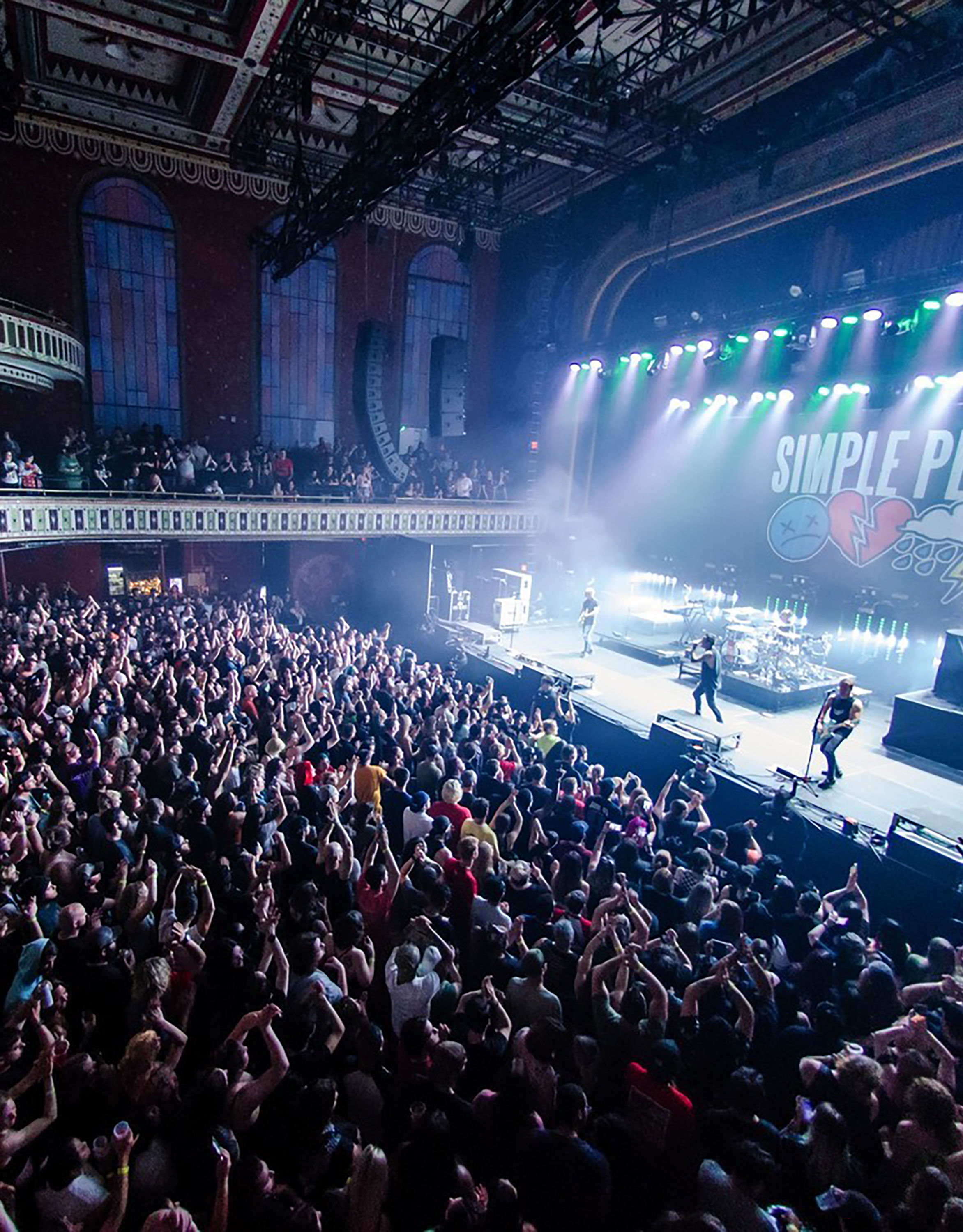 multitud en el concierto