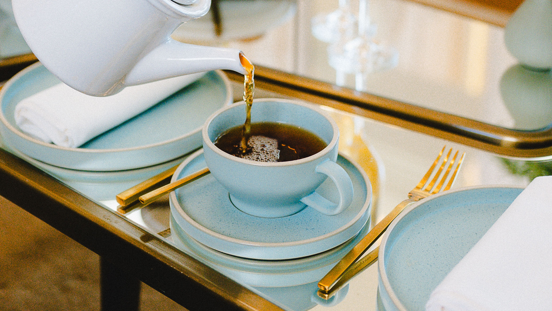 Image du thé de l'après-midi