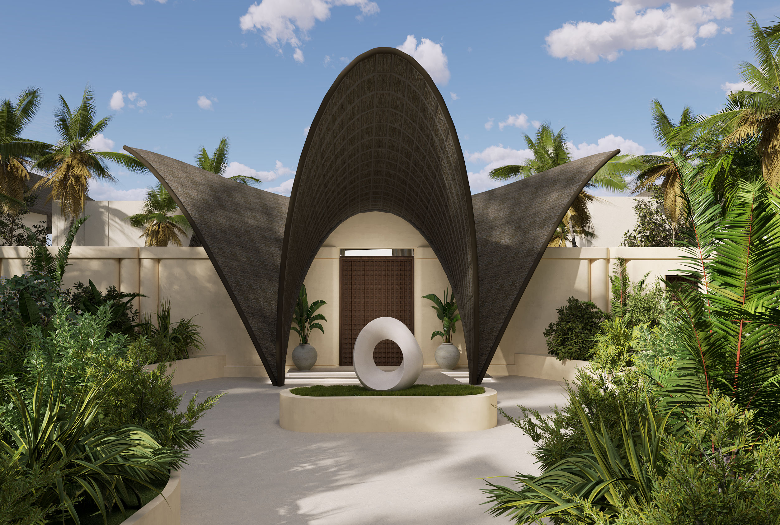 Rendering of Amingiri Residence Entrance