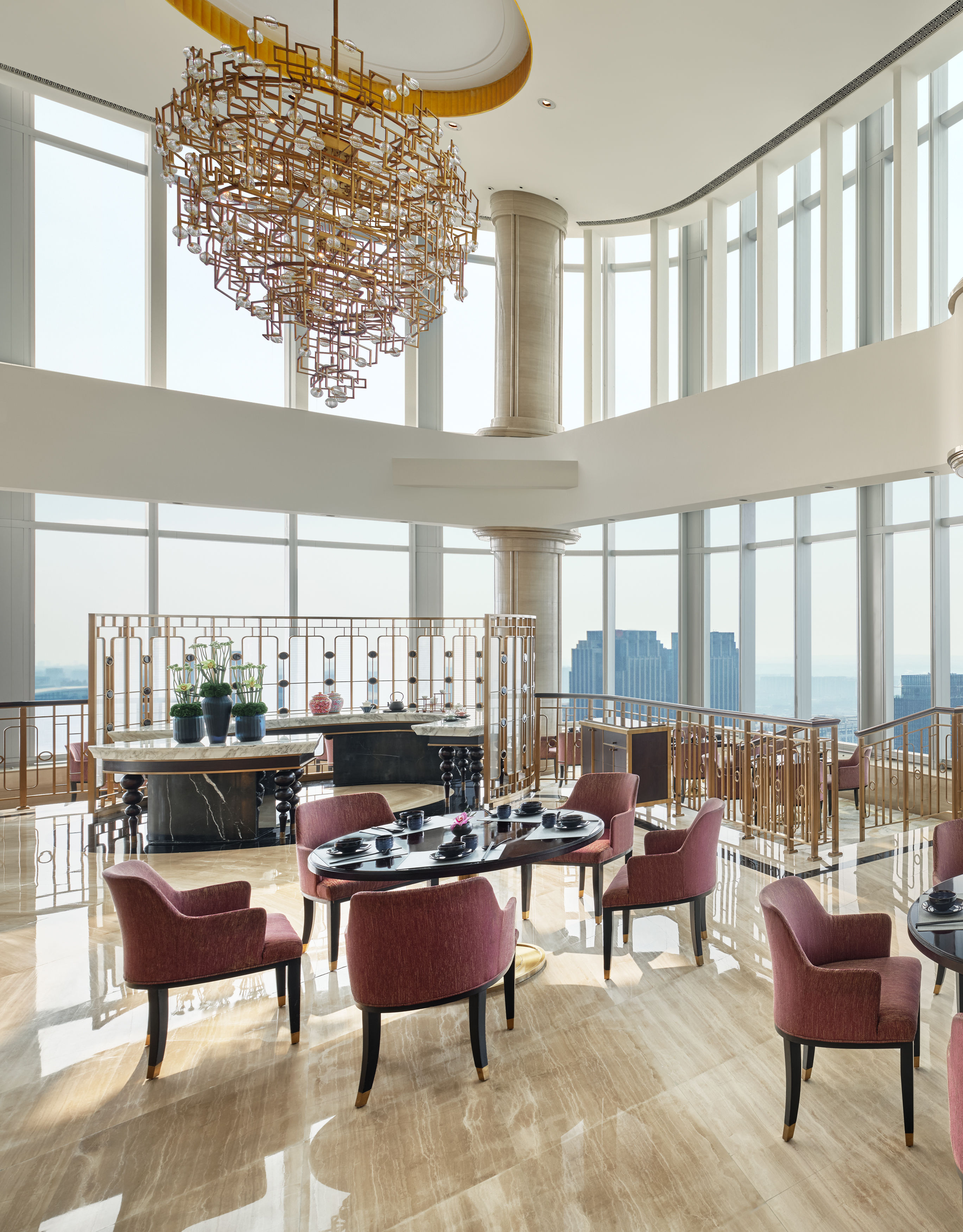 Brasserie 99 dining room, daytime