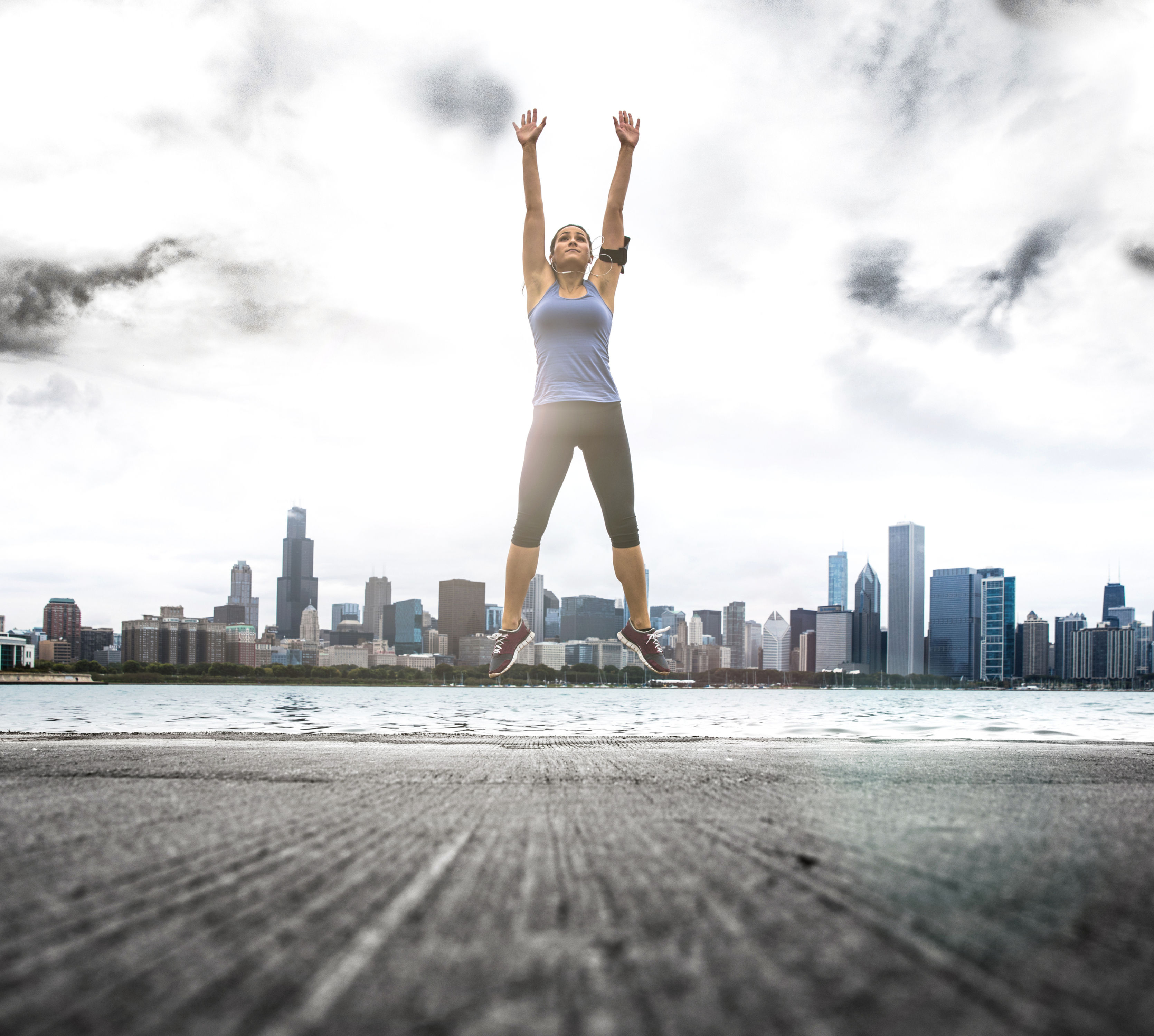 woman exercising