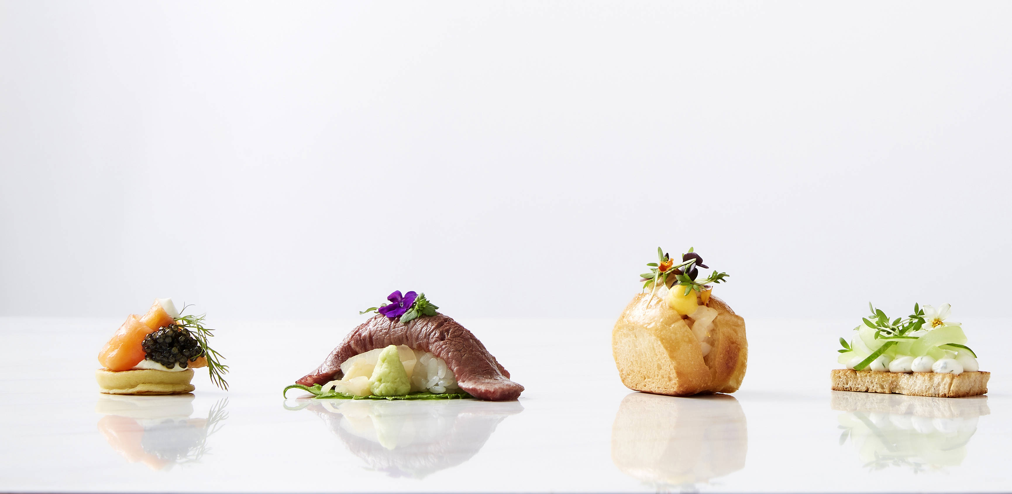 Food Art at a Restaurant
