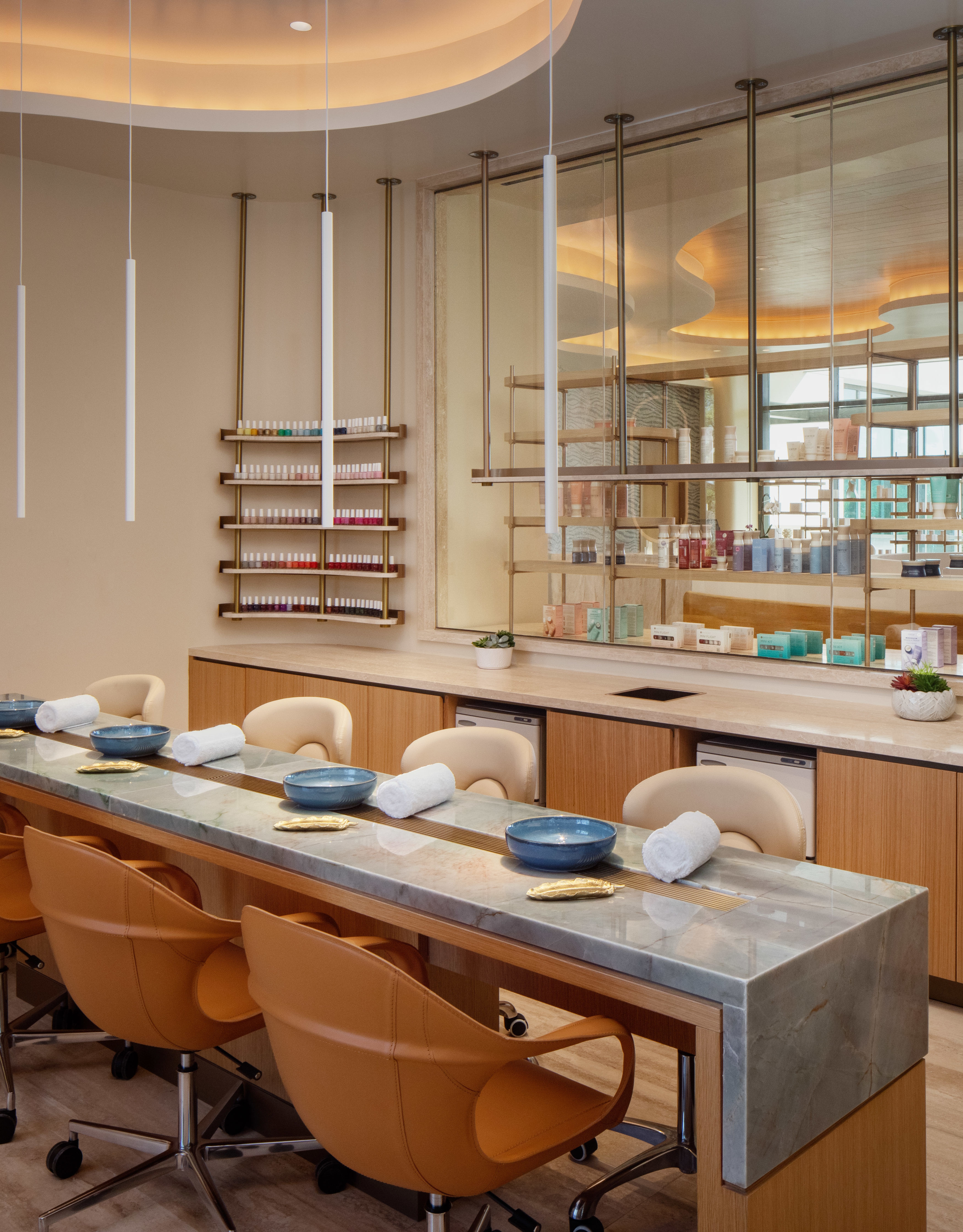 Manicure Station at the Spa