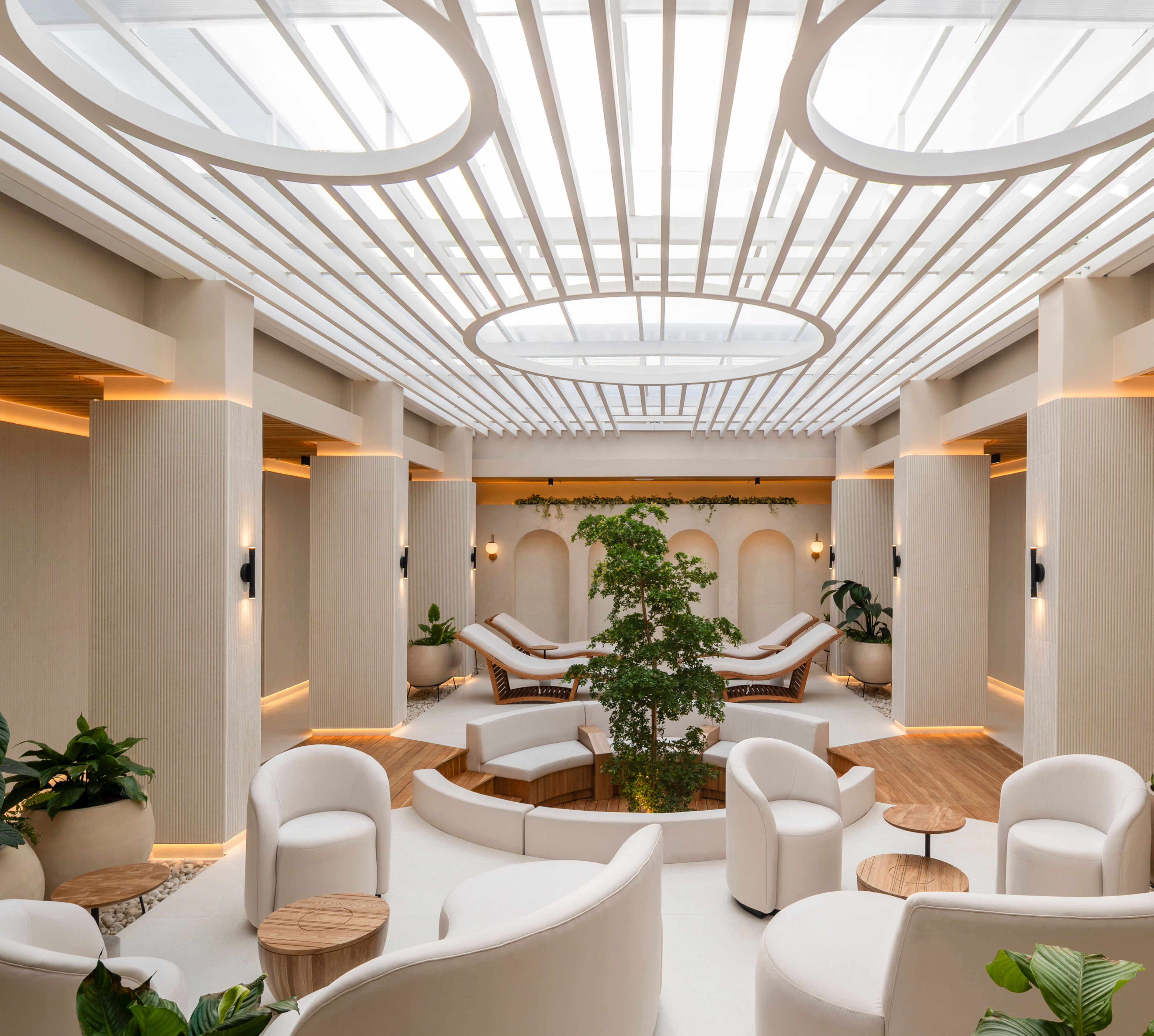 seating area at the eforea spa