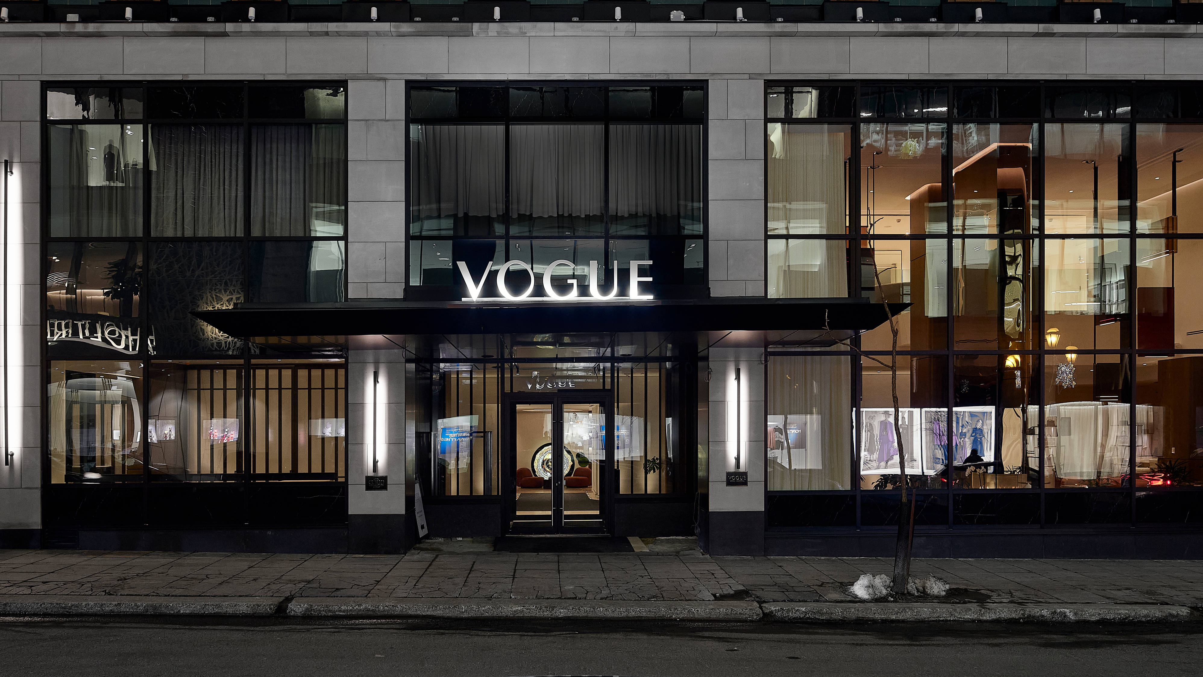 Hotel Exterior at Dusk