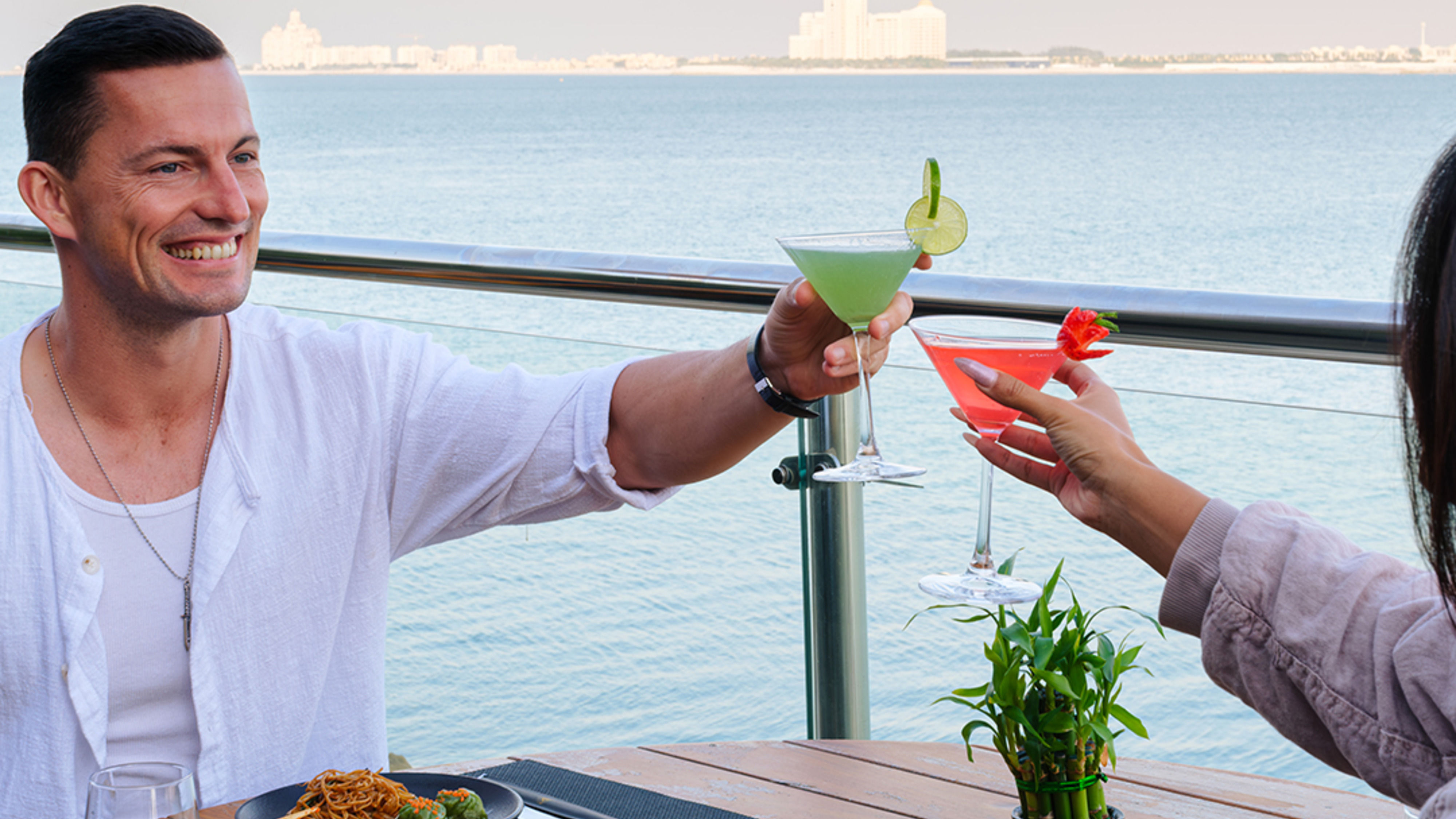 Couple Lunch and Drinks at Sanchaya by  Arabian Sea