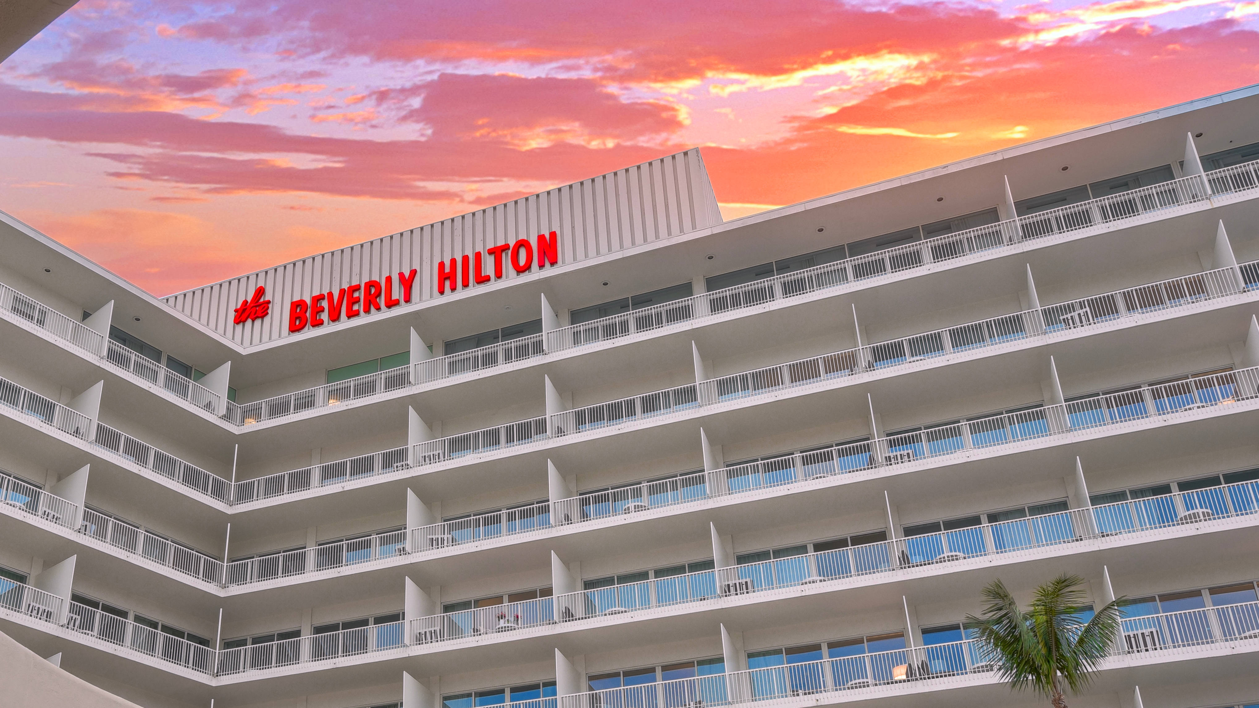 The Beverly Hilton hotel exterior