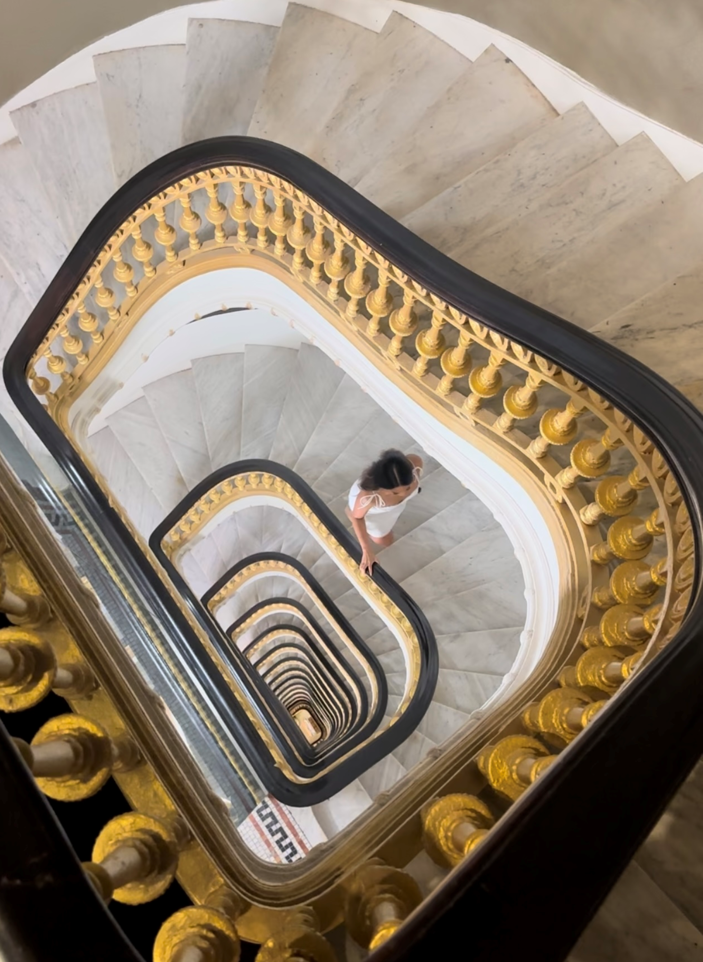 Marble stairwell