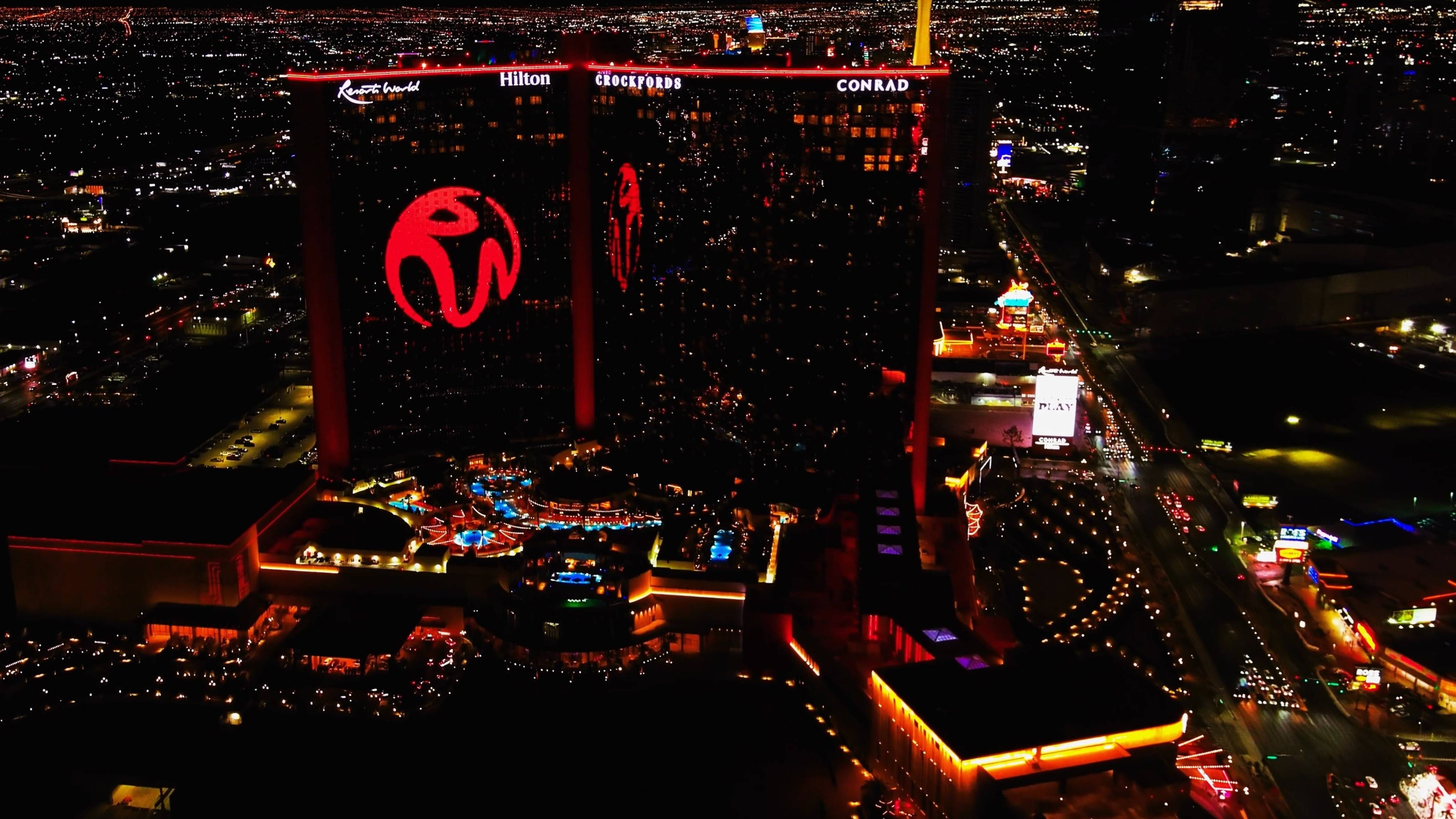 Night Areal Exterior