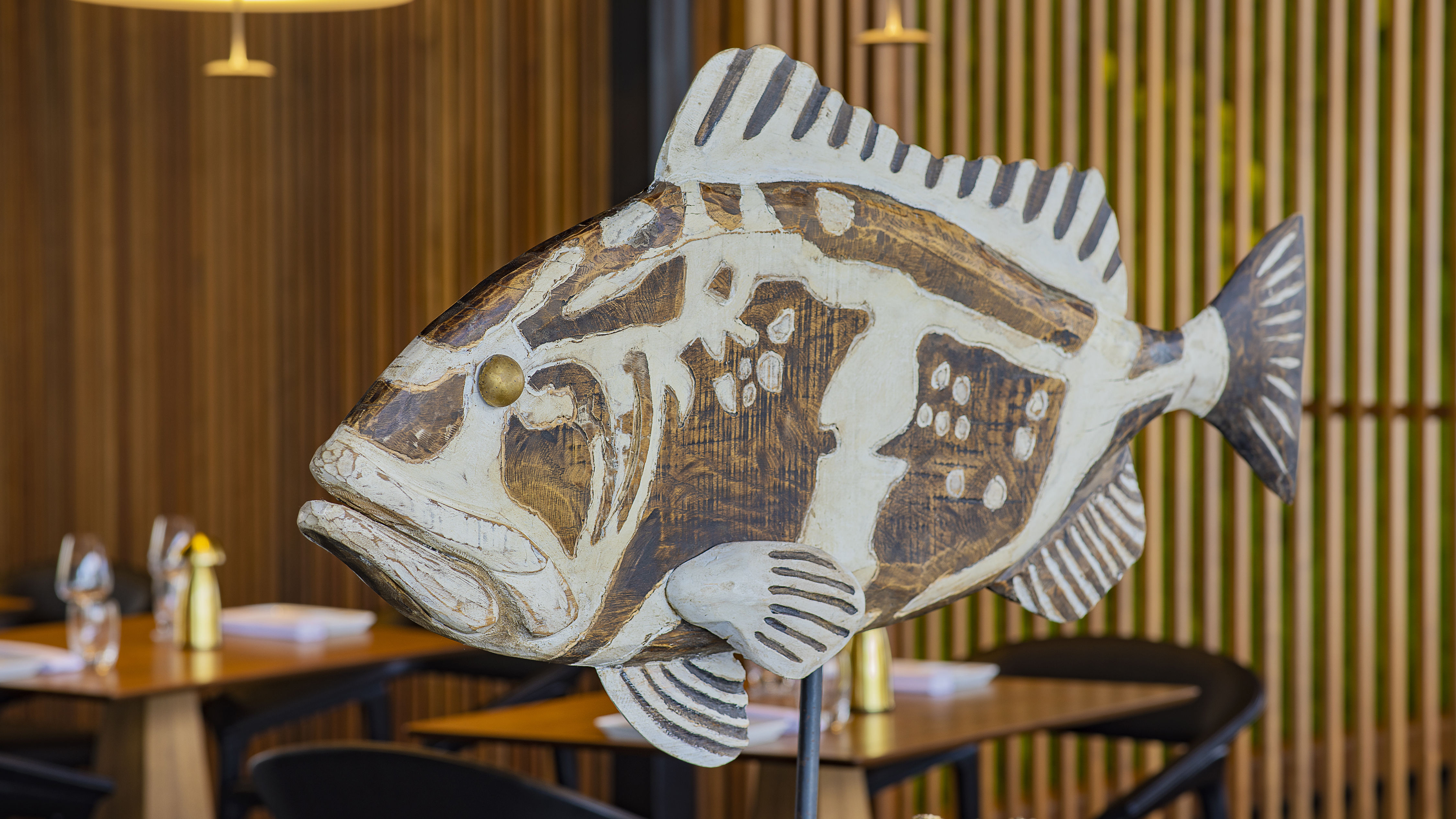 Fish Decoration in a Restaurant