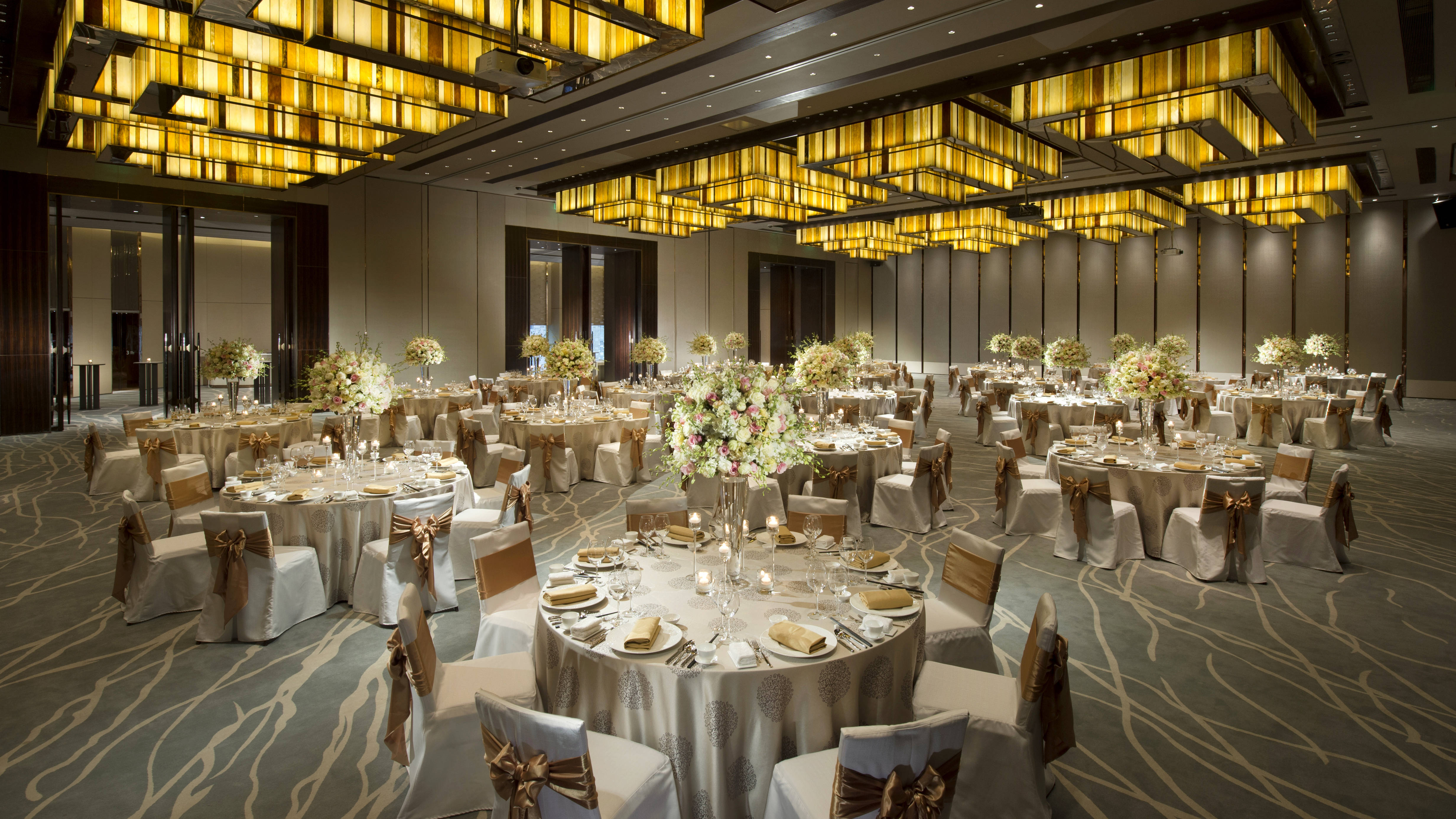 Ballroom with Gala Dinner Set Up