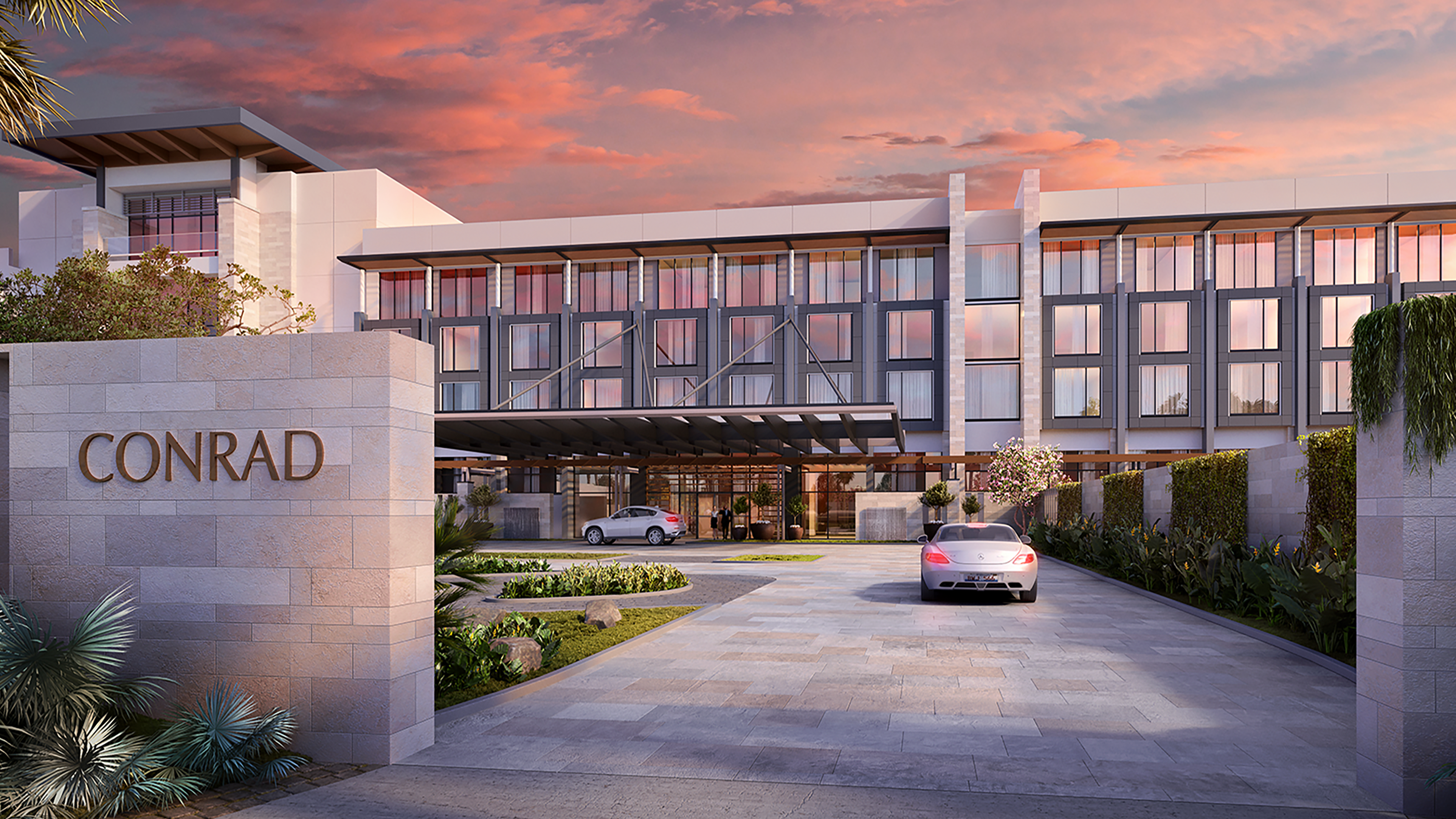 Front exterior of Conrad Orlando