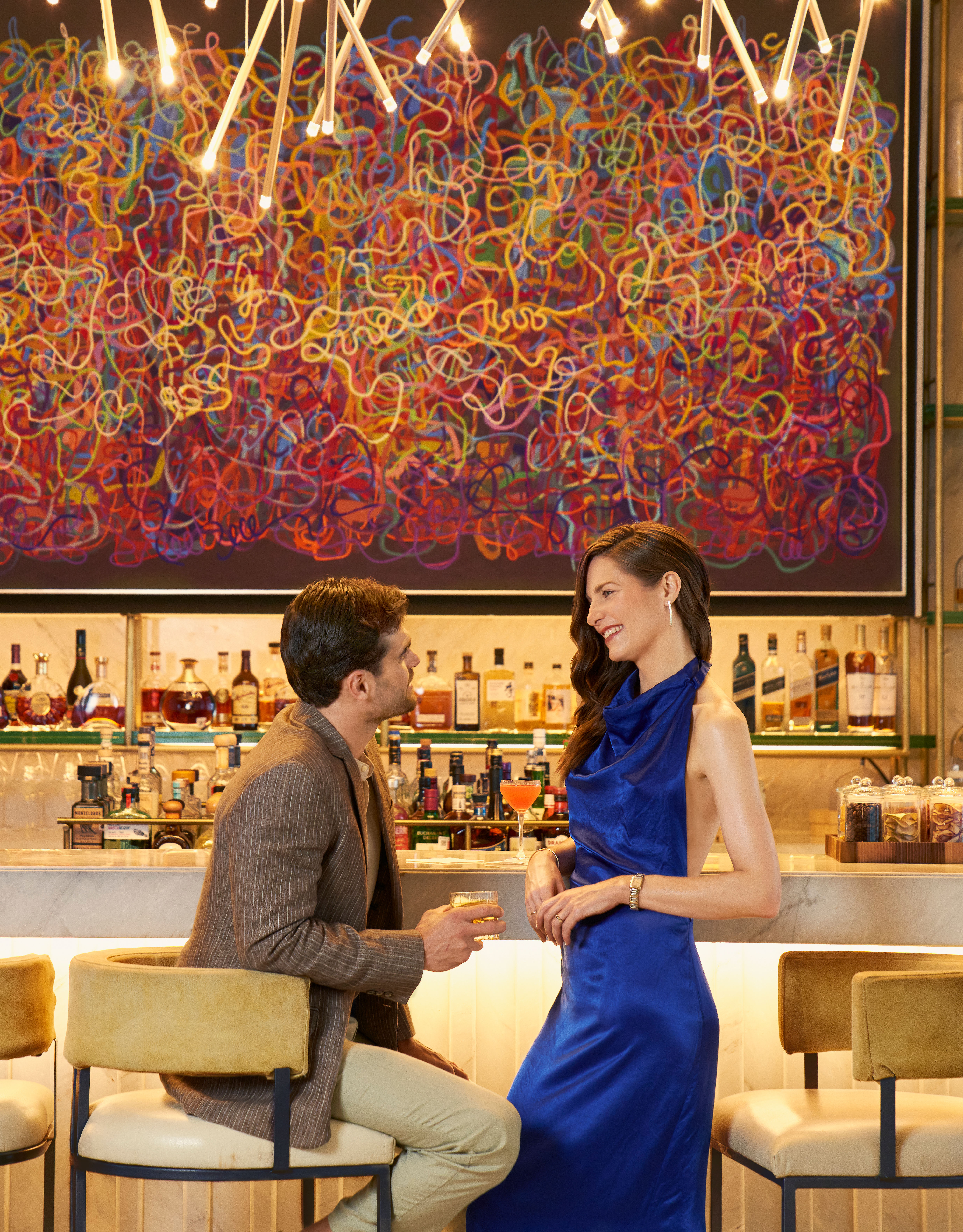 couple inside the hotel