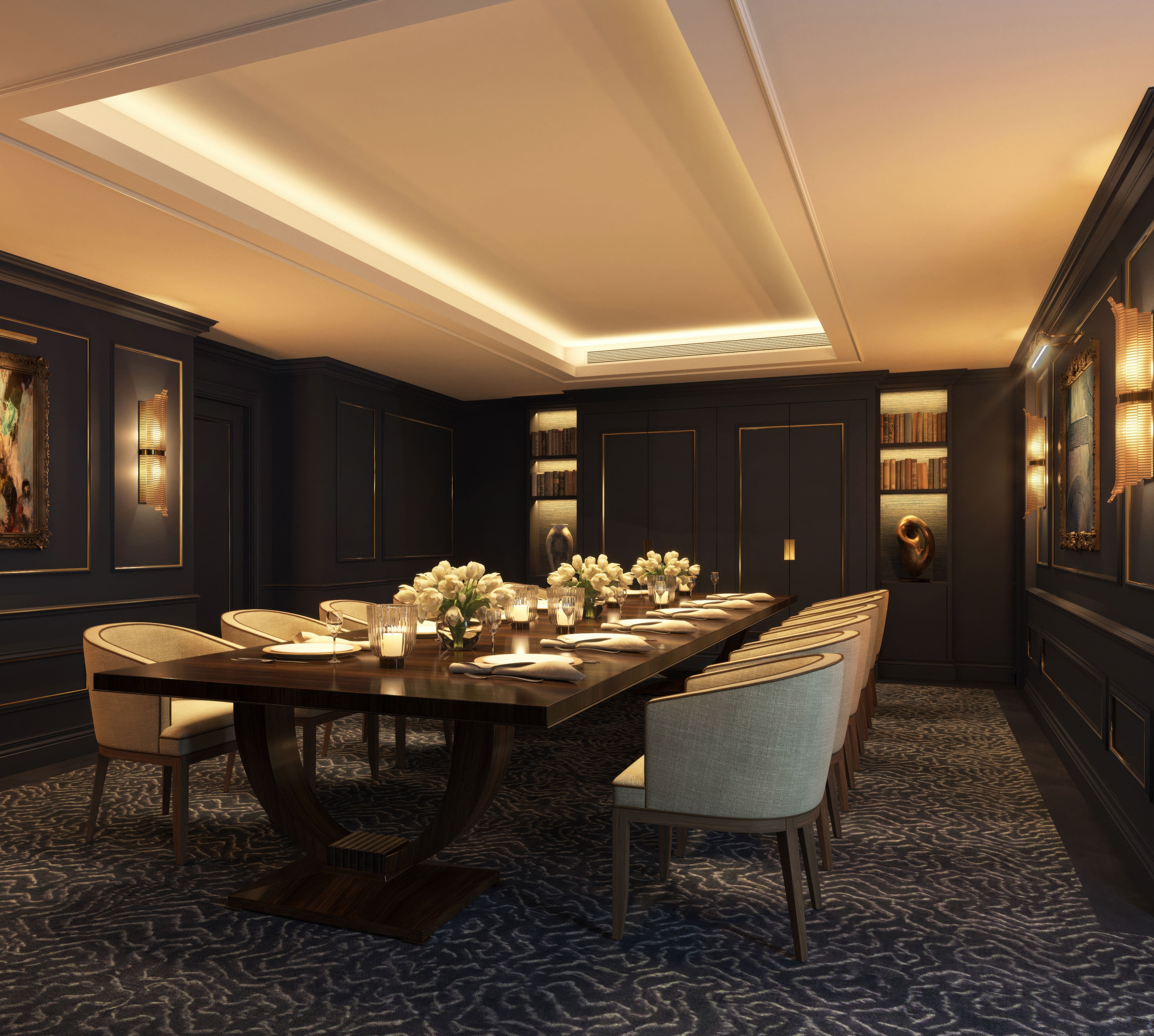Meeting Room with table and chairs