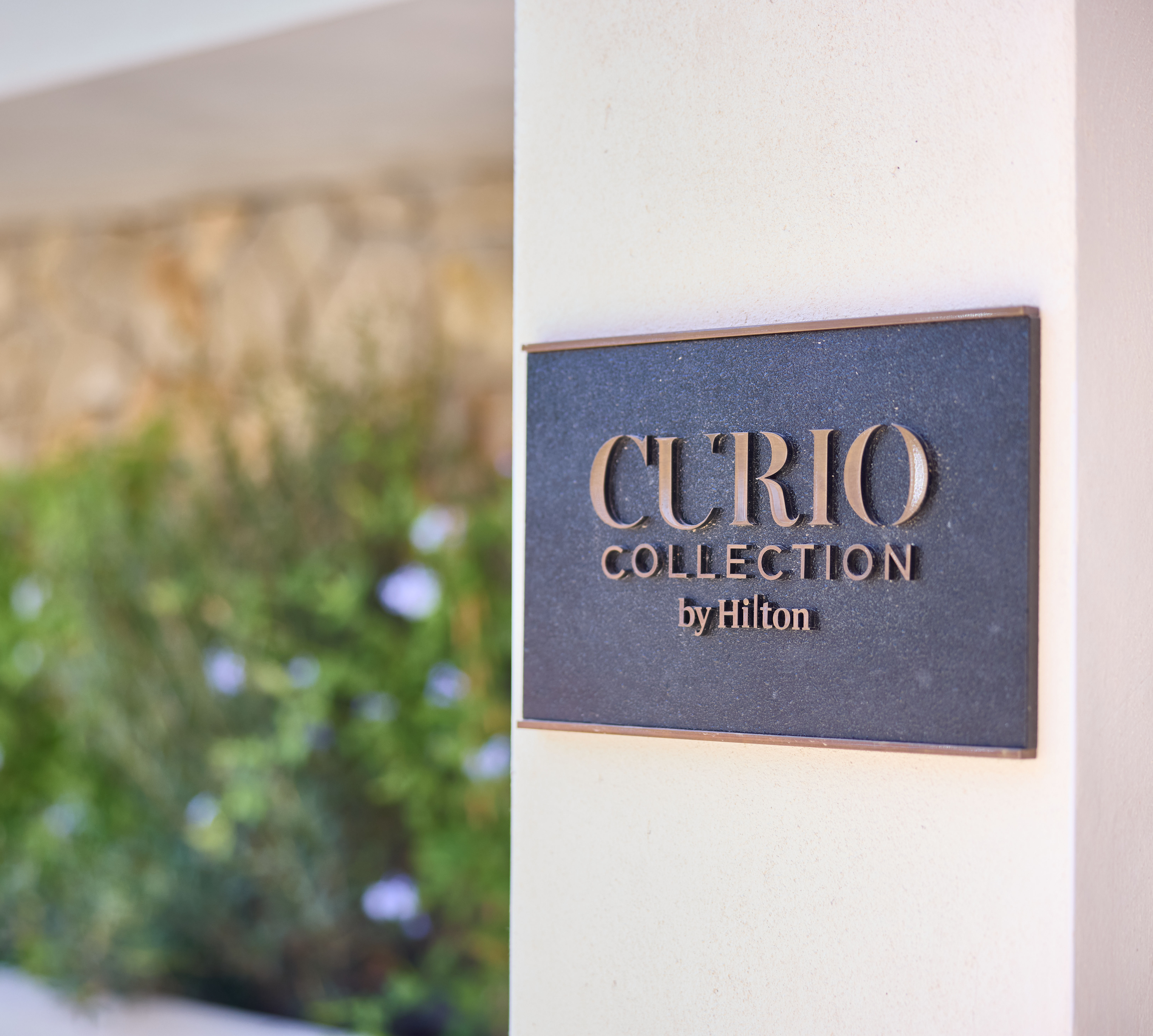 Beschilderung zur Curio Collection