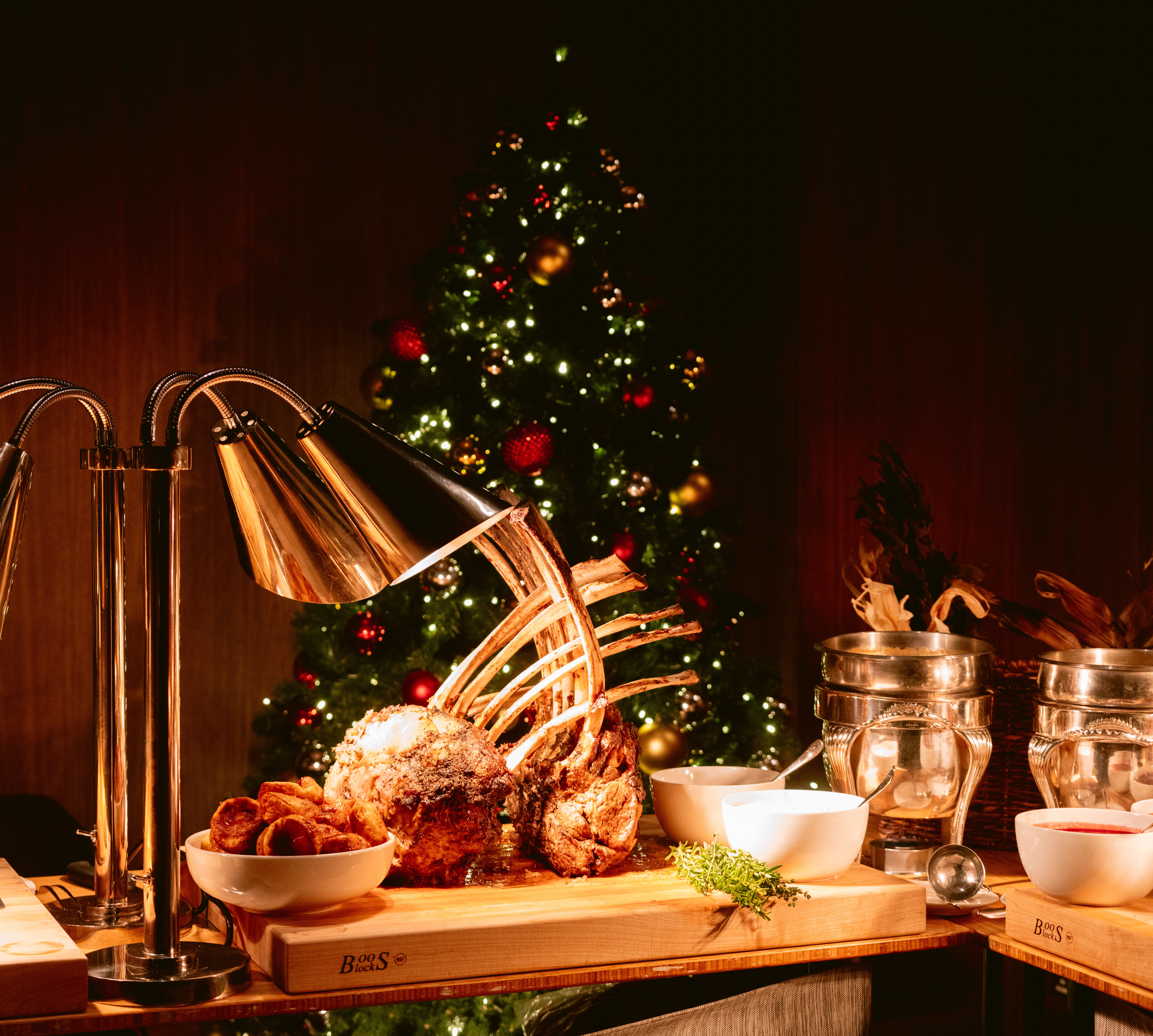 Rack of Lamb on a Table for the Holidays