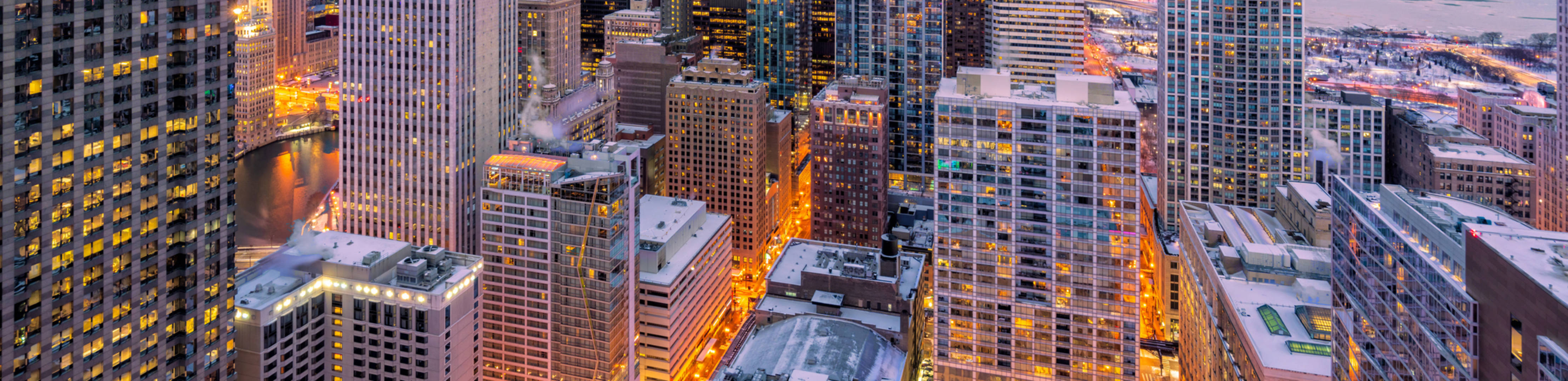 View of the City of Chicago