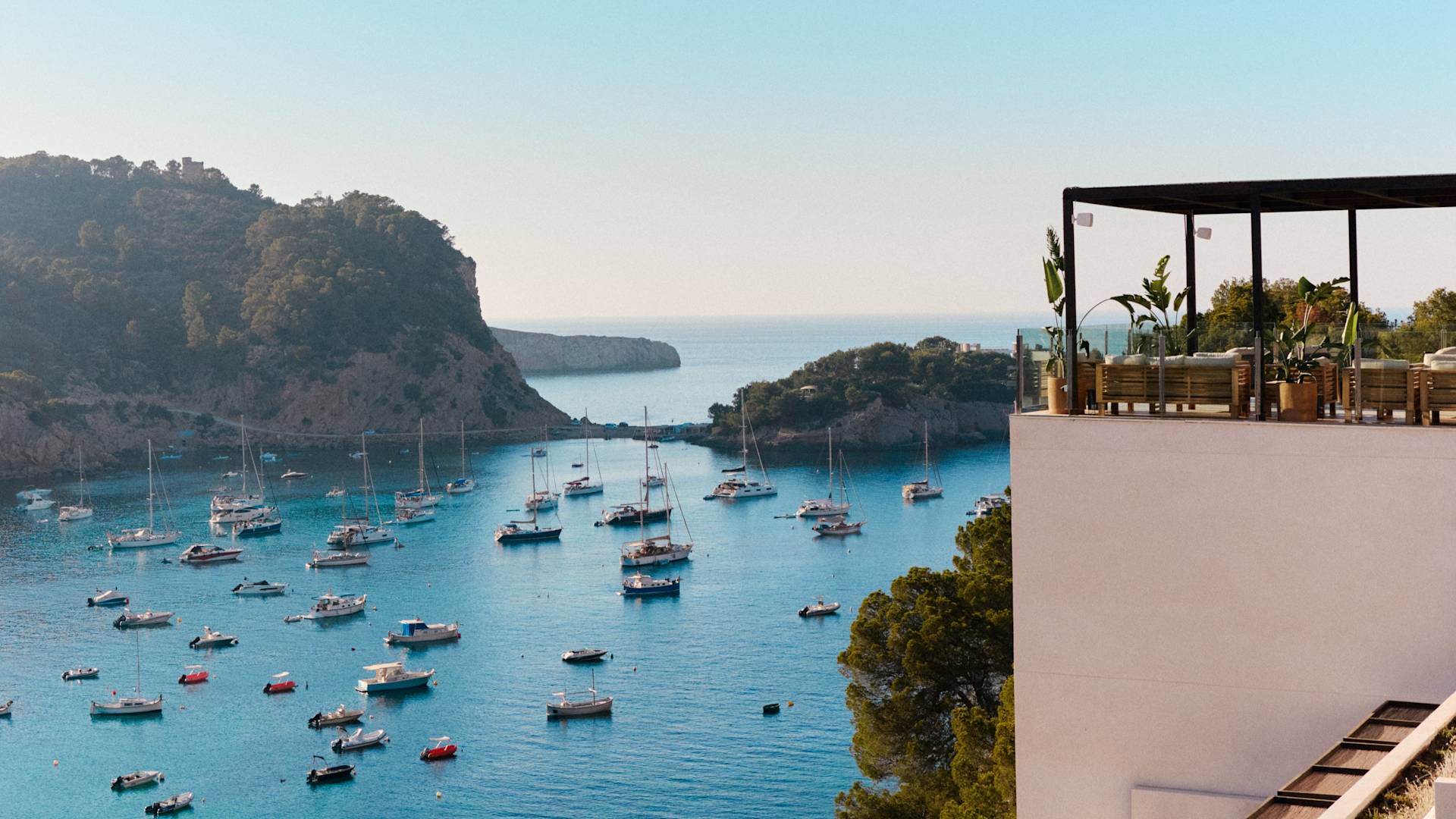 Cala San Miguel Ibiza Resort overlooking the bay