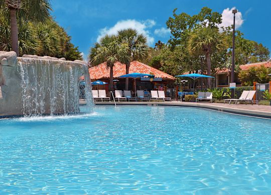 Lagoon pool at DoubleTree by Hilton Orlando Theme Park Resort