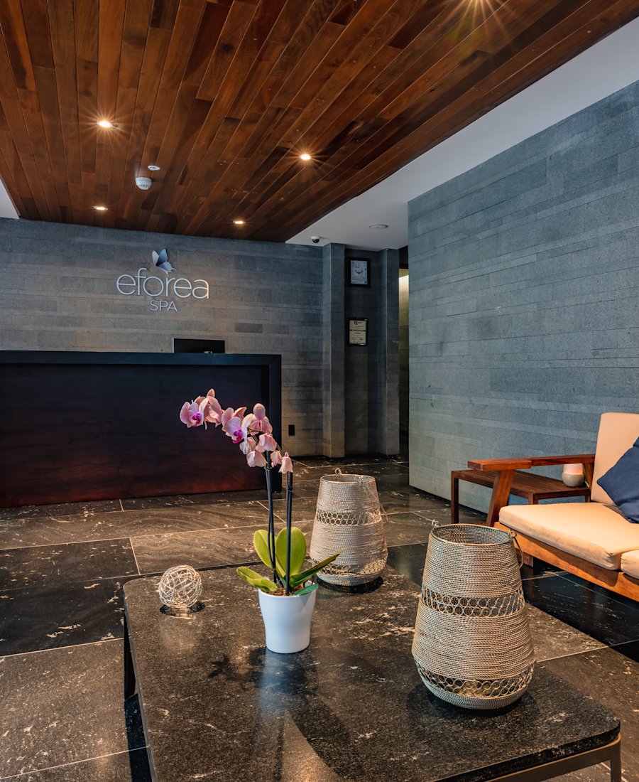 Reception area at eforea Spa at Hilton Vallarta Riviera