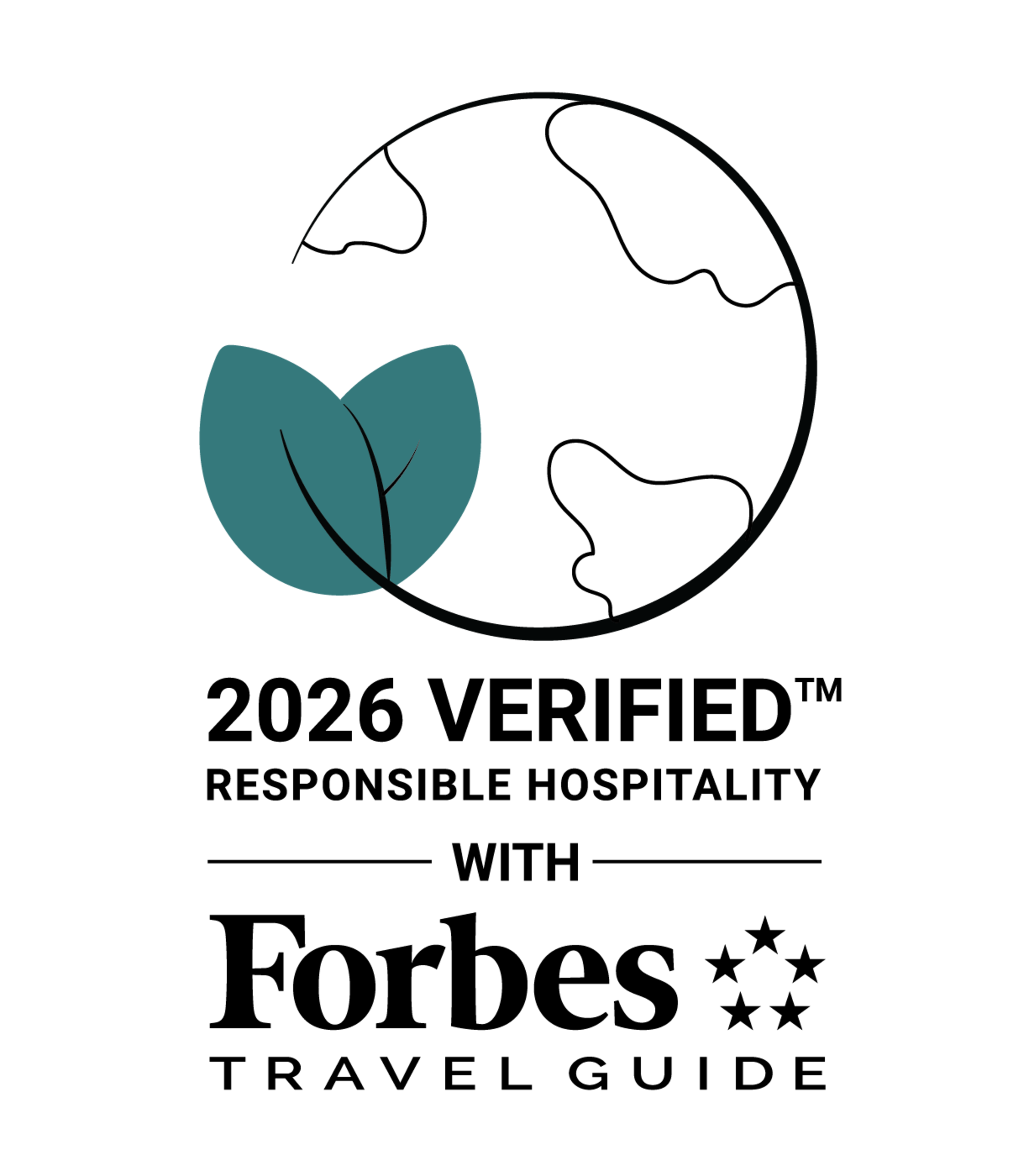 Responsible hospitality logo forbes travel guide 2026
