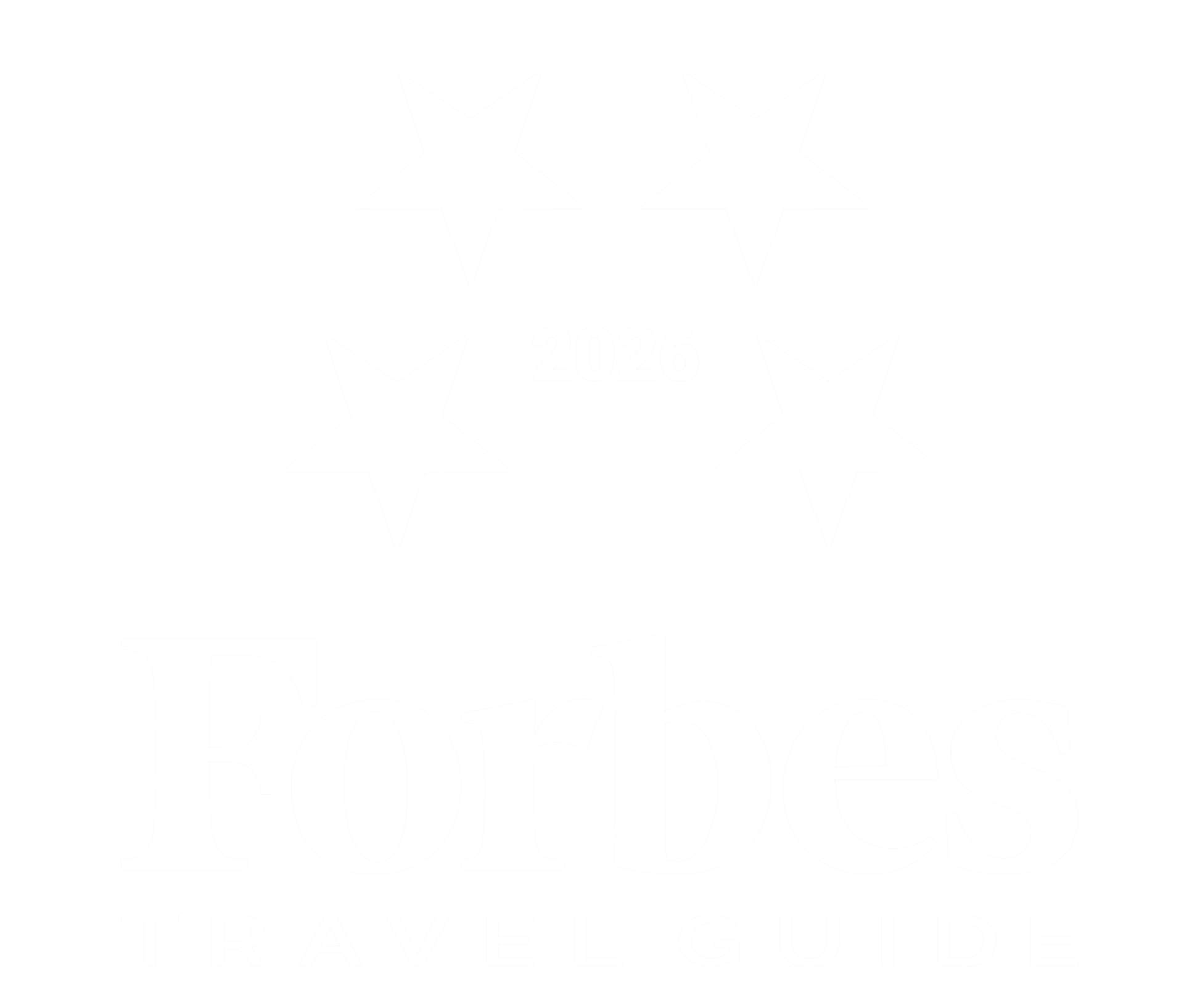 2026 Guida turistica di Forbes - Badge a quattro stelle