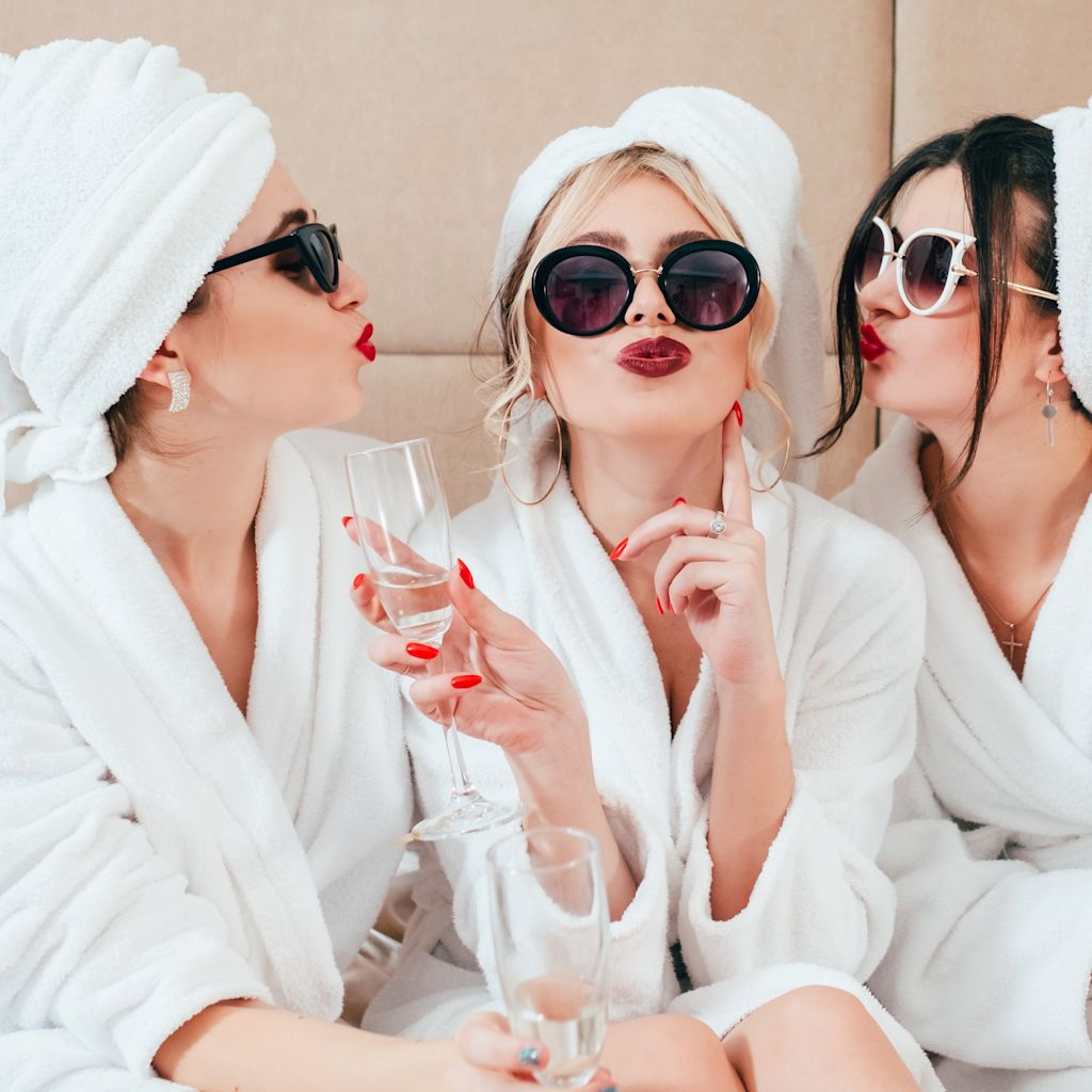 women at spa