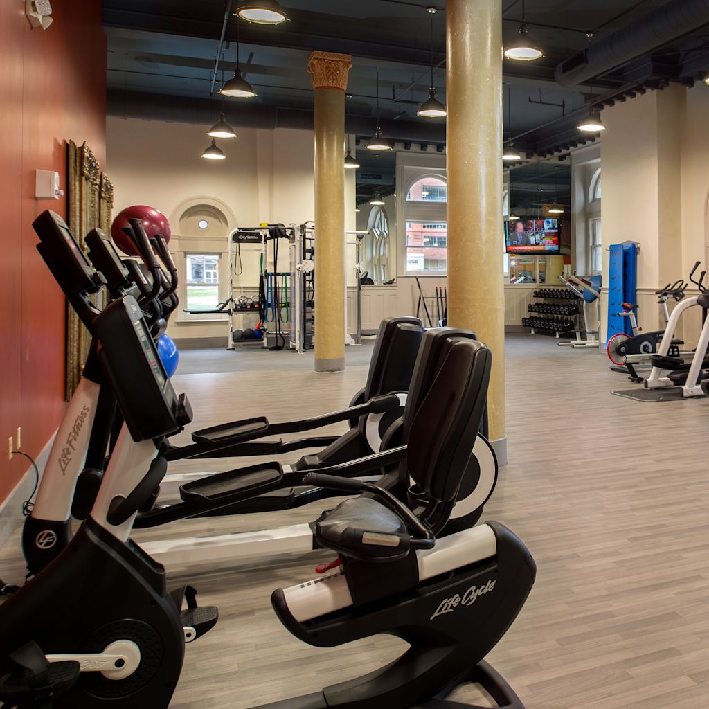 Fitness Center, Various Equipment