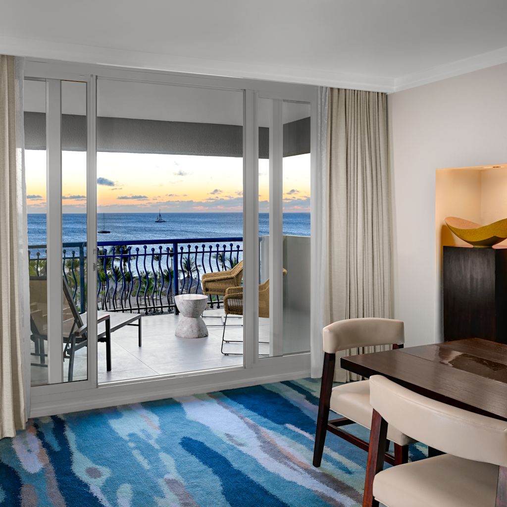 Balcony in a Guest Room with Sea View