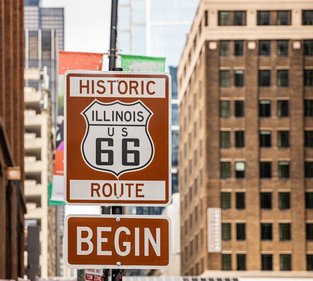 historic route 66 sign