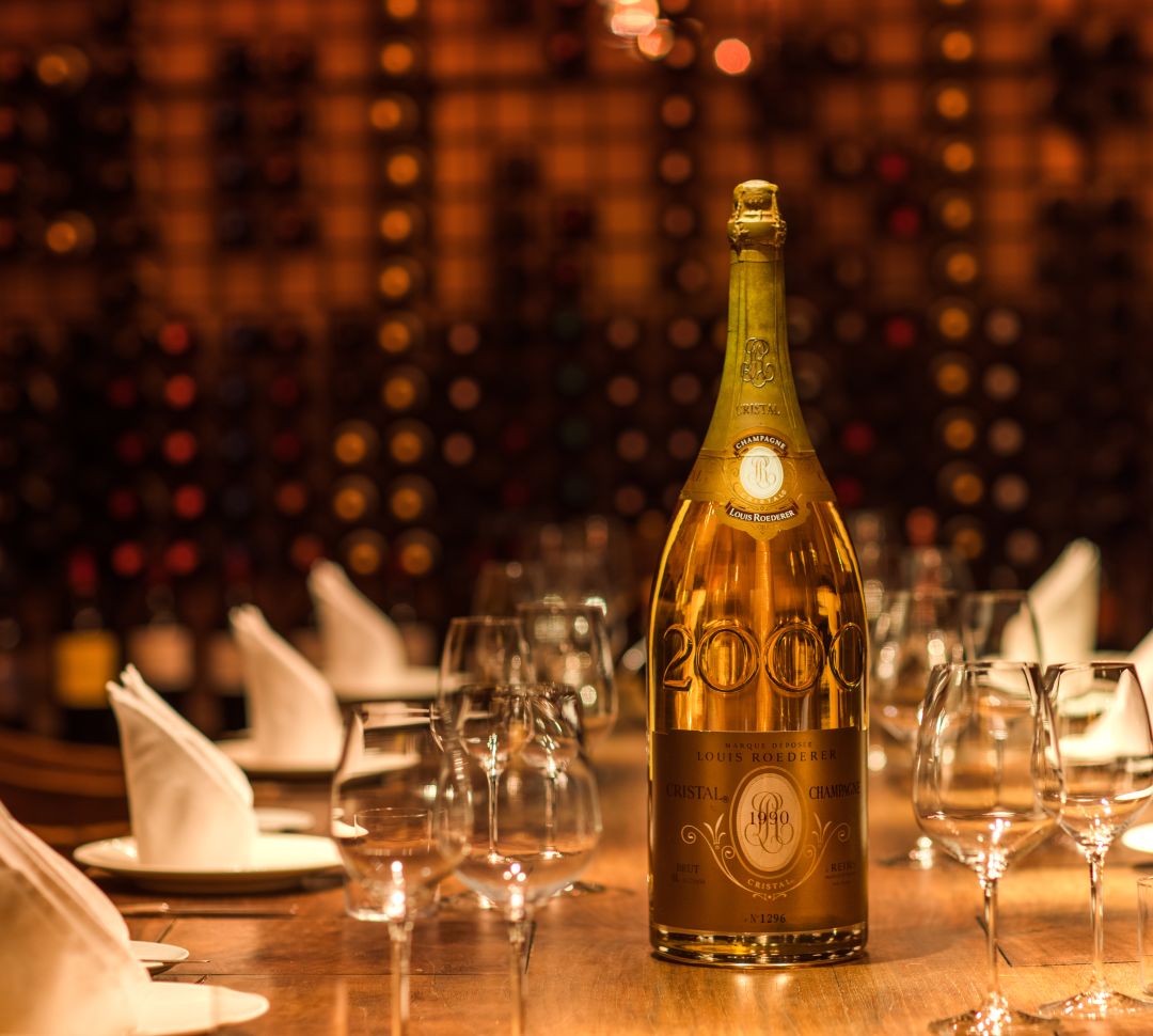 Wine Cellar Table Arrangement