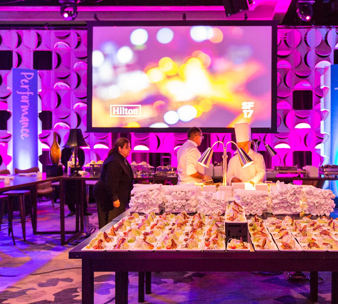 Chefs Getting Food Ready for an Event