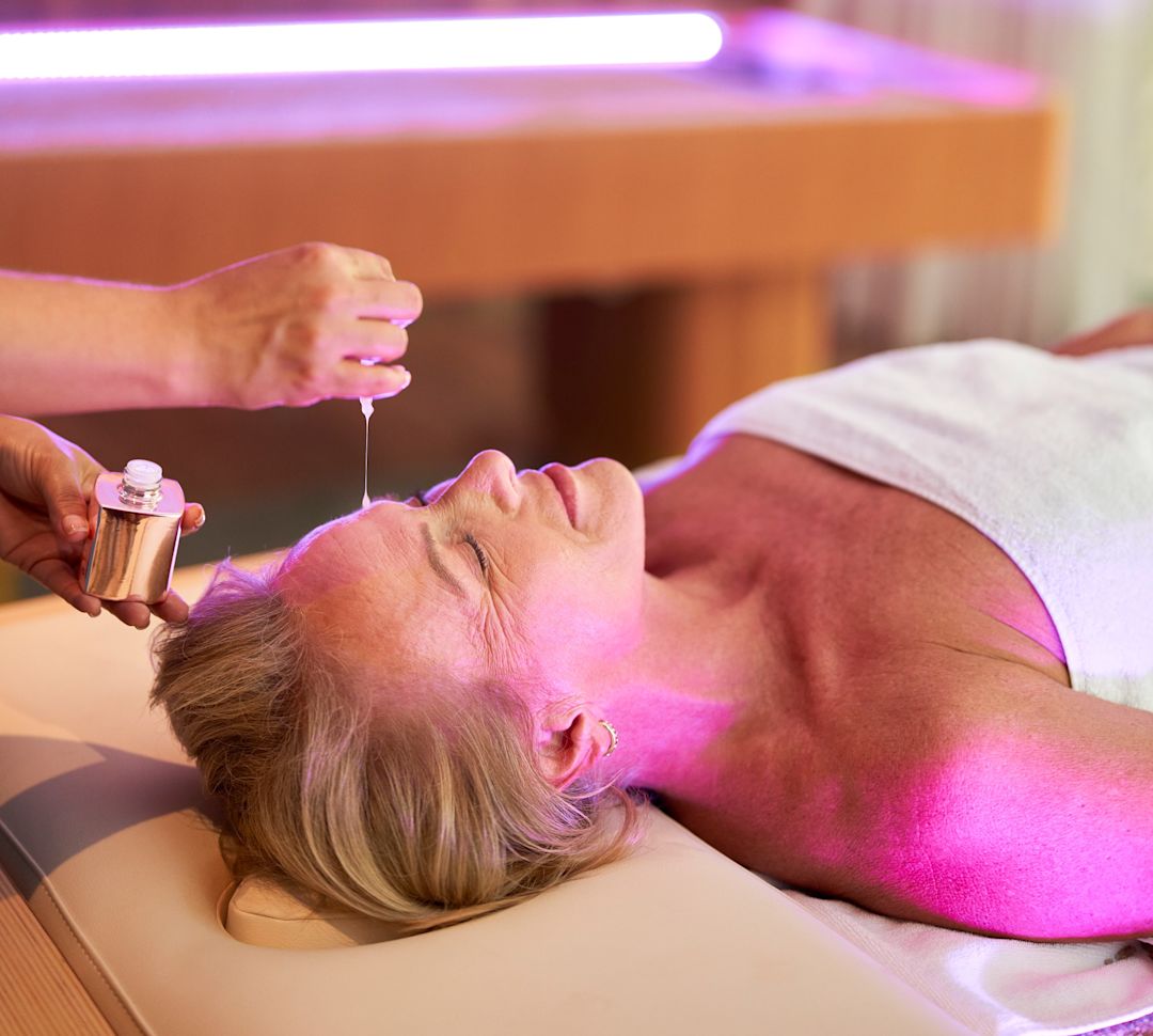 Astoria Spa person on Spa table