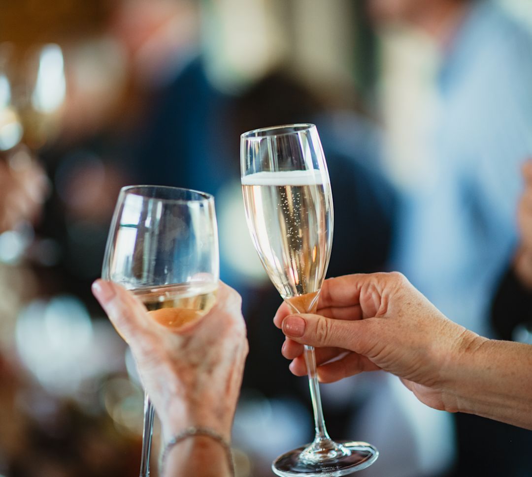 People Celebrating with Champagne