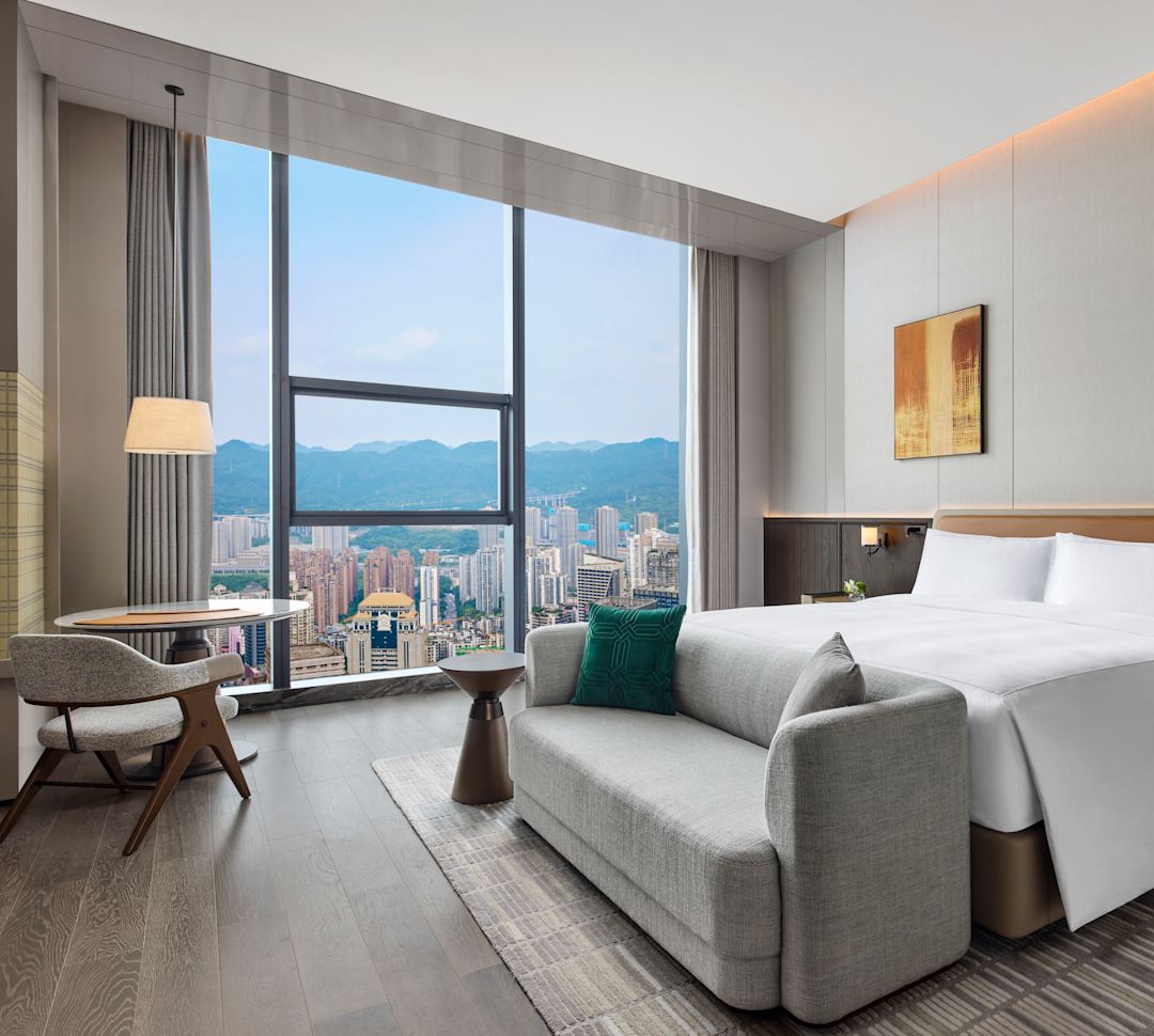 Guest room with city view