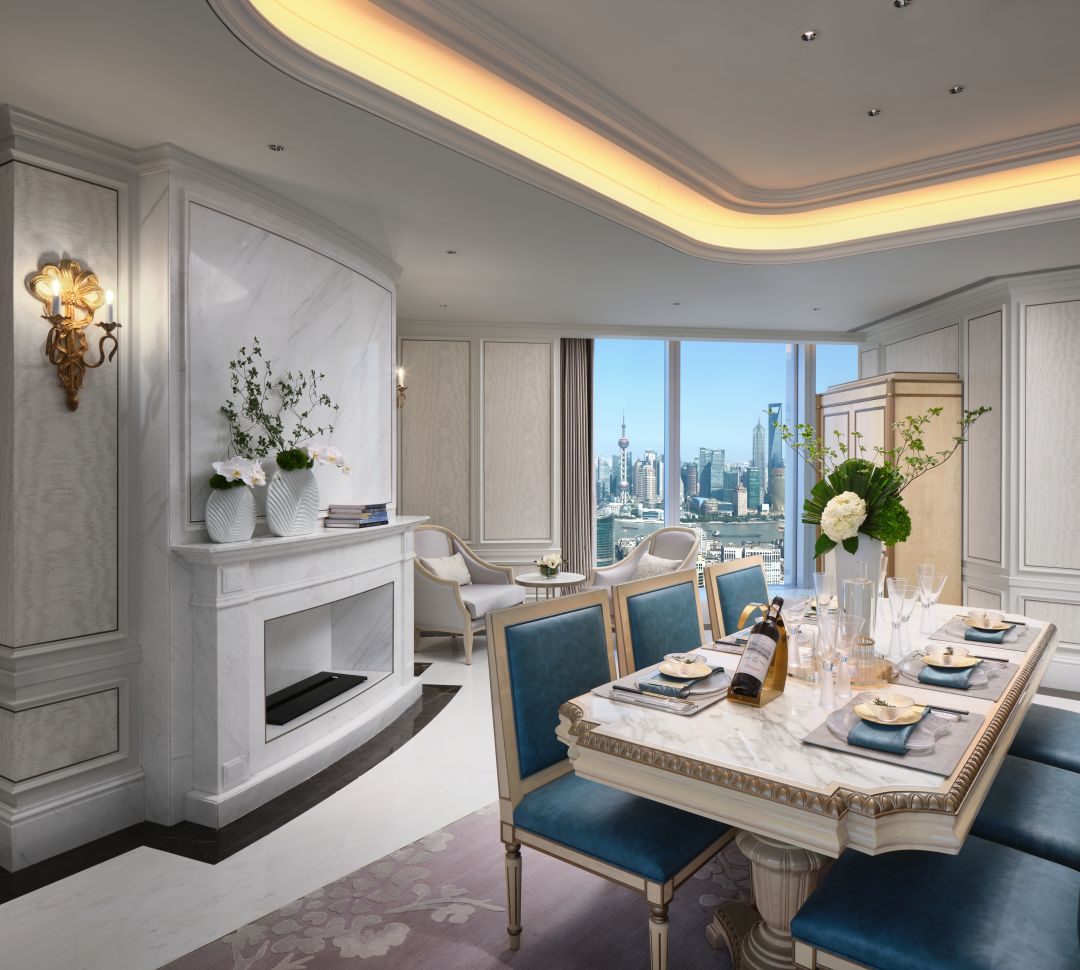 Sala de comedor de la suite Presidential