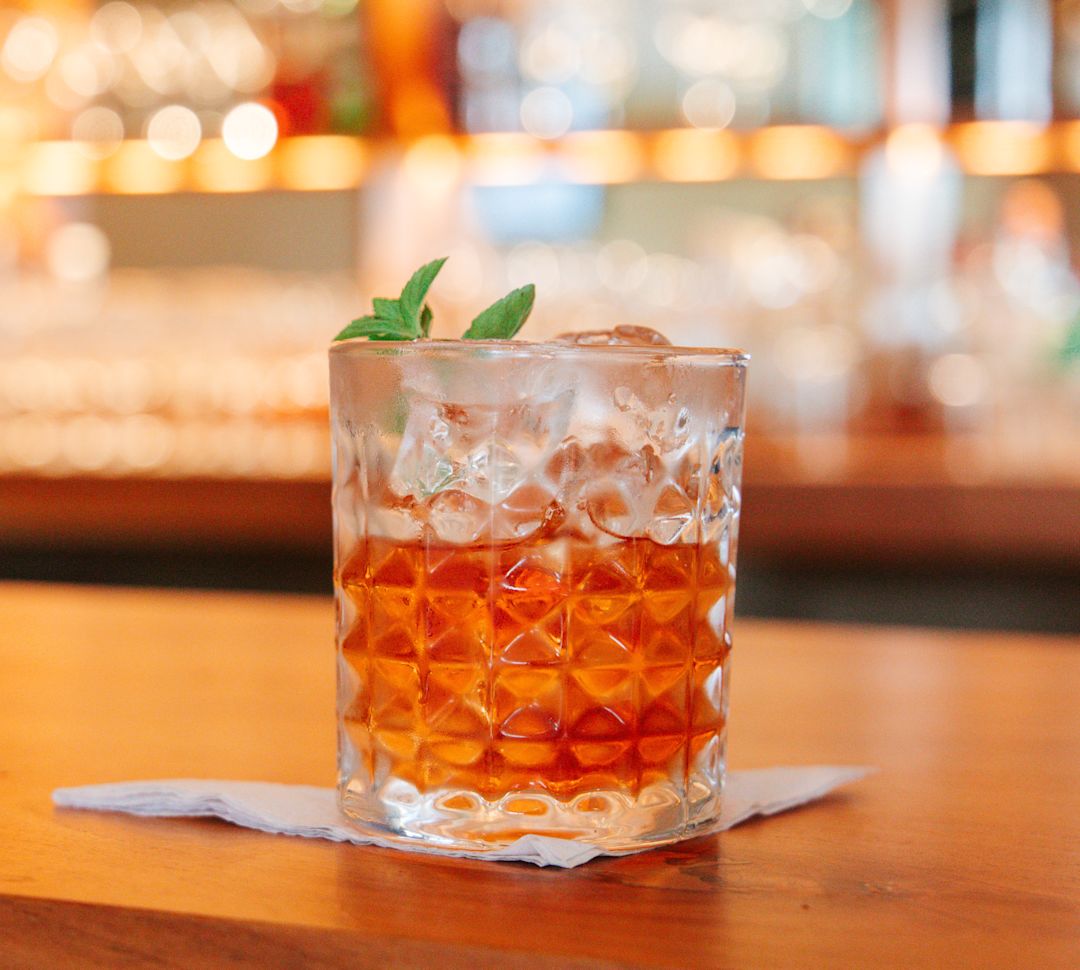 Highland cafe, bar area, specialty drink-transition