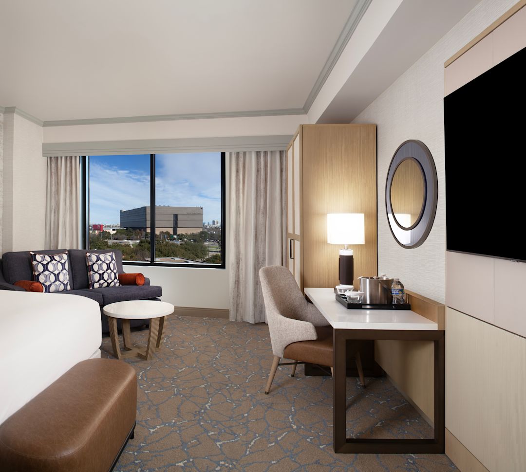 Camera - Ampio letto con divano e scrivania - Passaggio