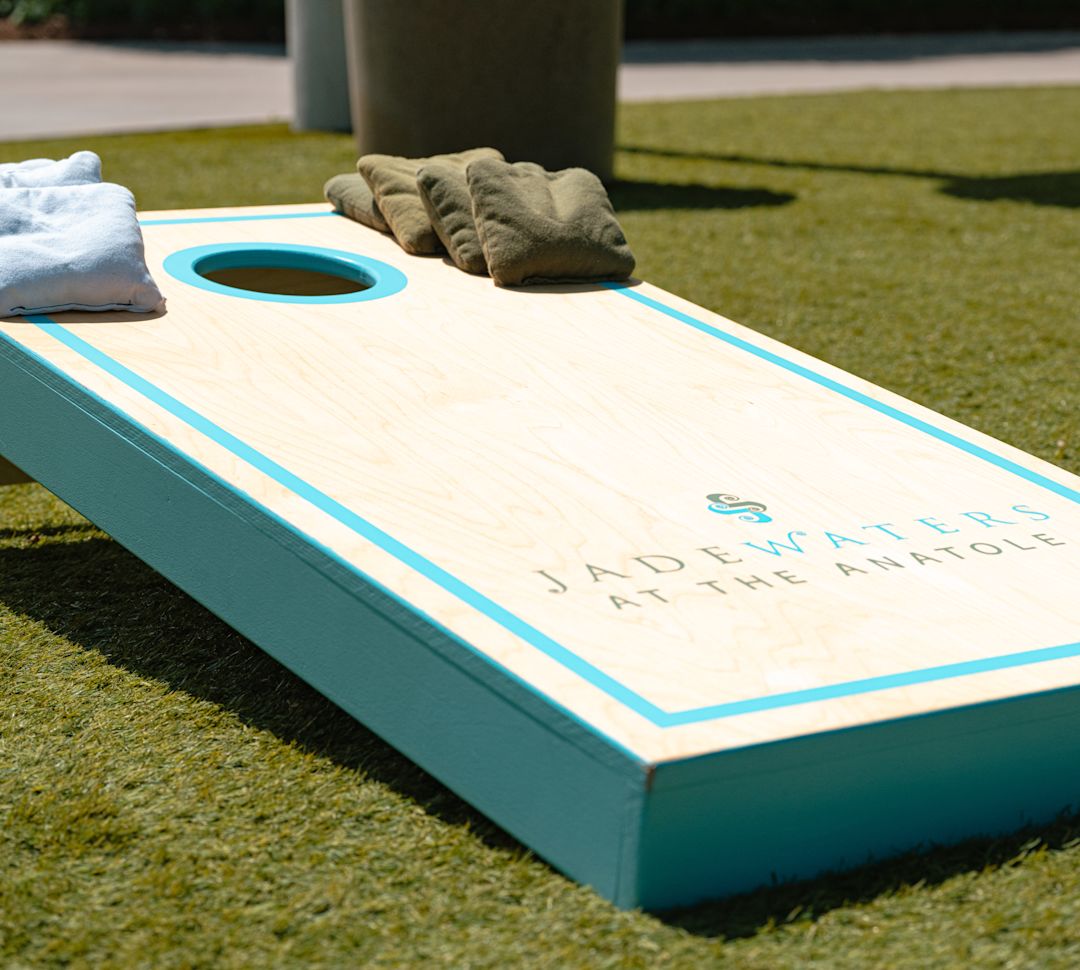 baggo / cornhole bean bag game board and bags