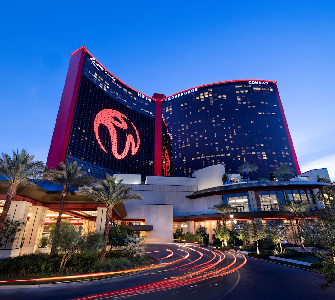 Extérieur de l'hôtel Shot Resorts World Las Vegas