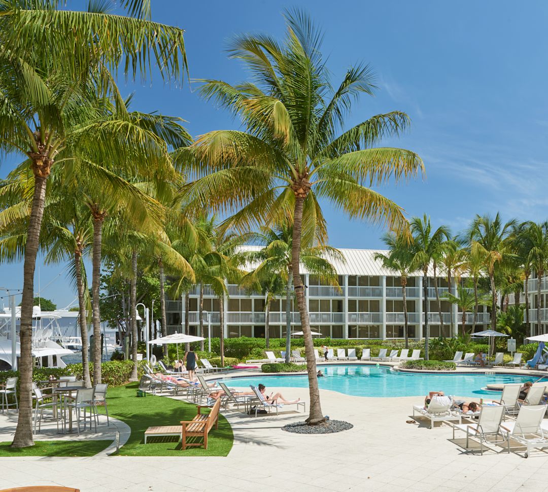Outdoor Pool with Deck Seating