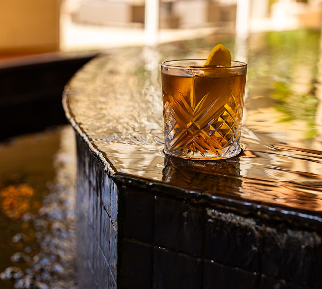 drink on pool bar