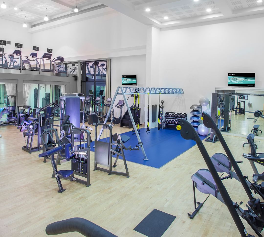 Fitness Center With Exercise Machines