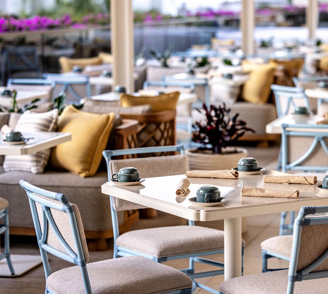 Dining Area in Terrace of Bloom Restaurant