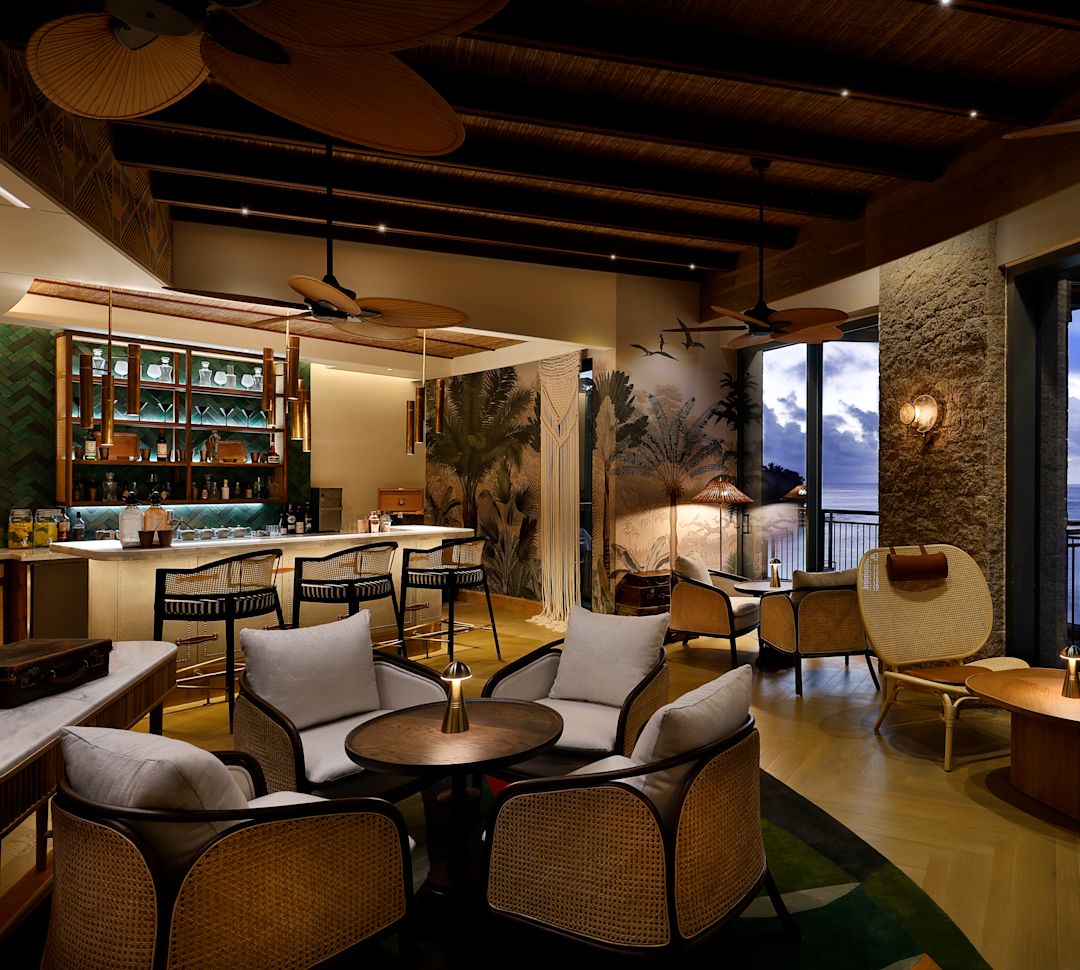 Kokoye dining area and bar counter